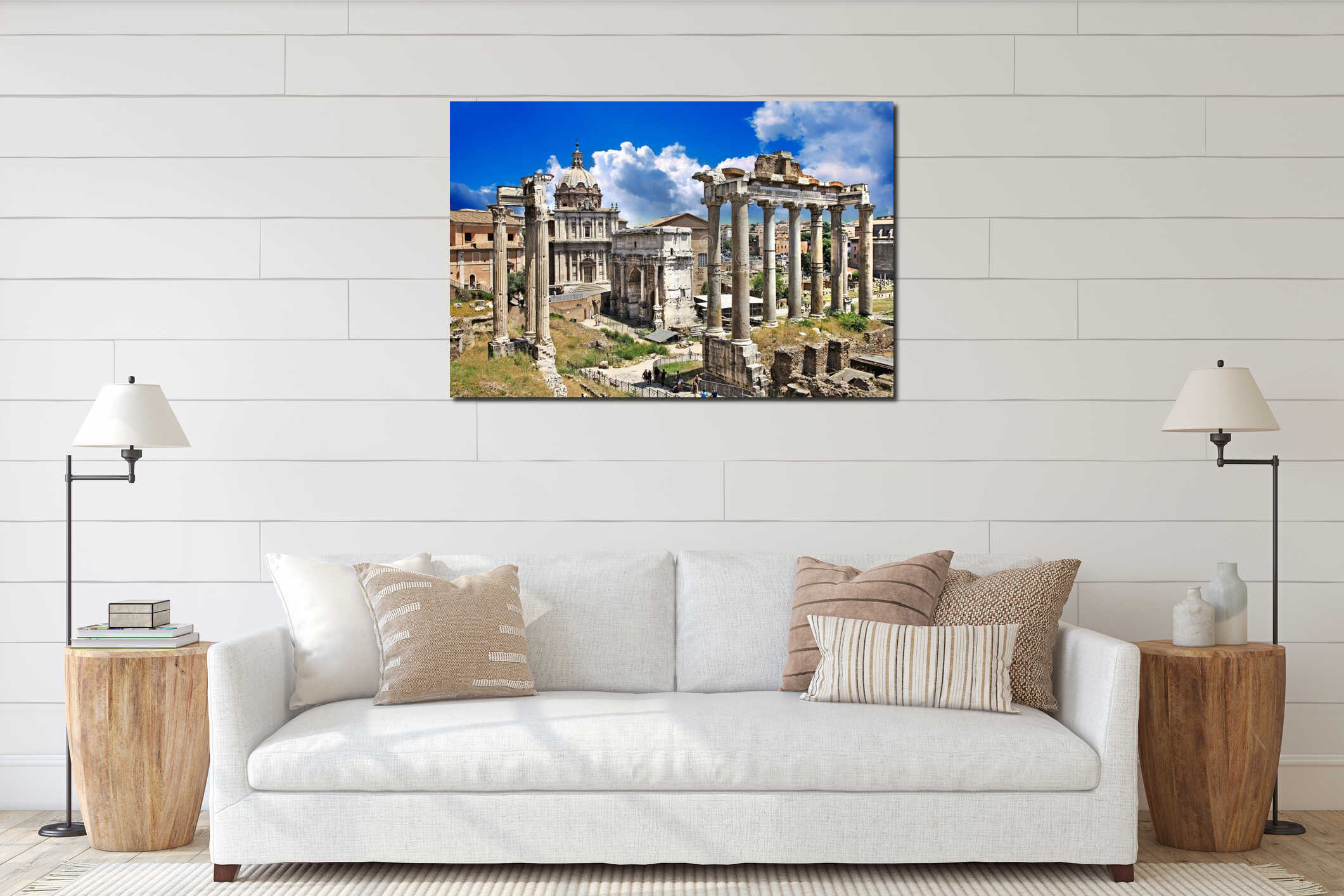 Roman forums interior mockup
