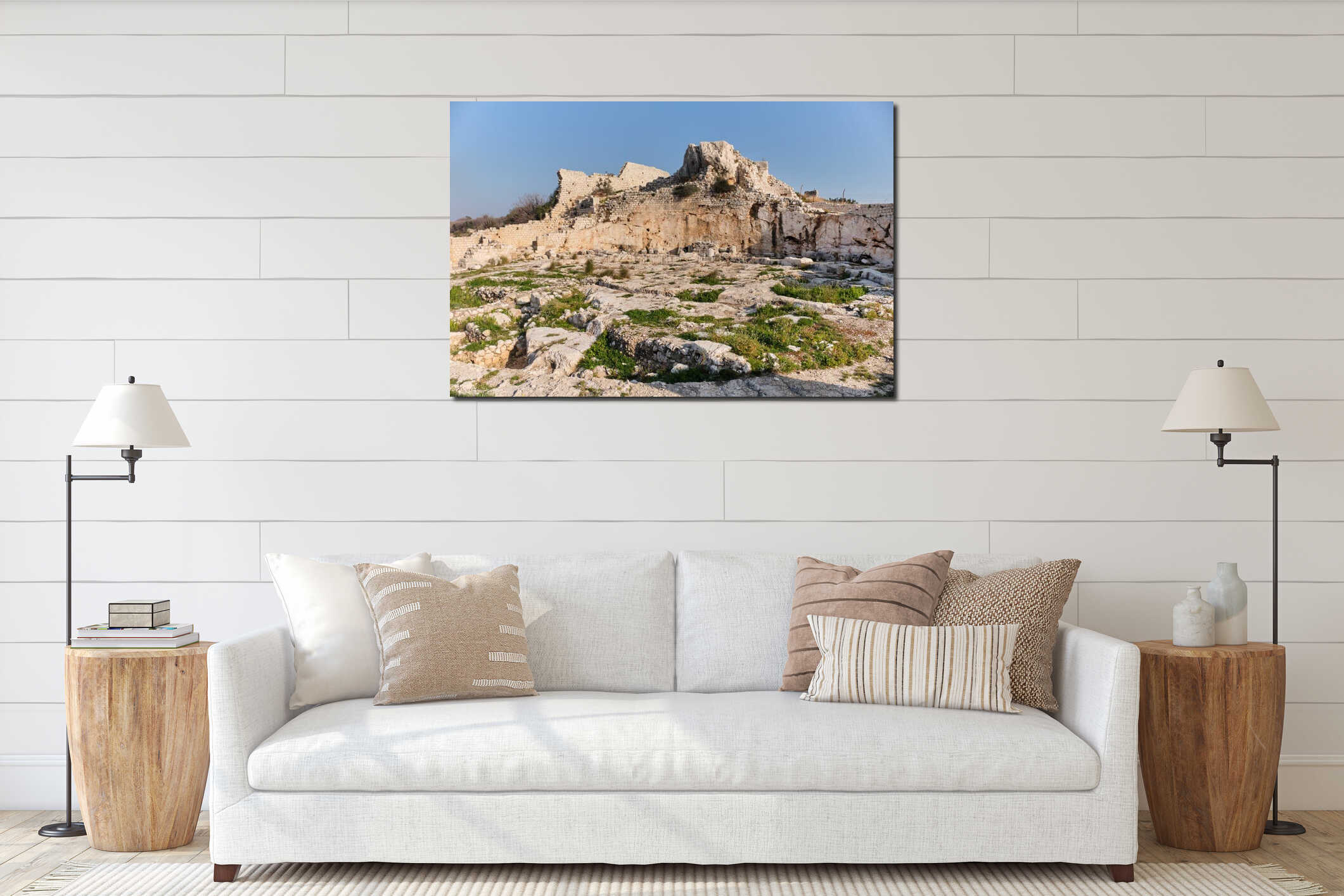 Remains Of Byzantine Palace Near Elaiussa Sebaste Antique City, Mersin, Turkey interior mockup