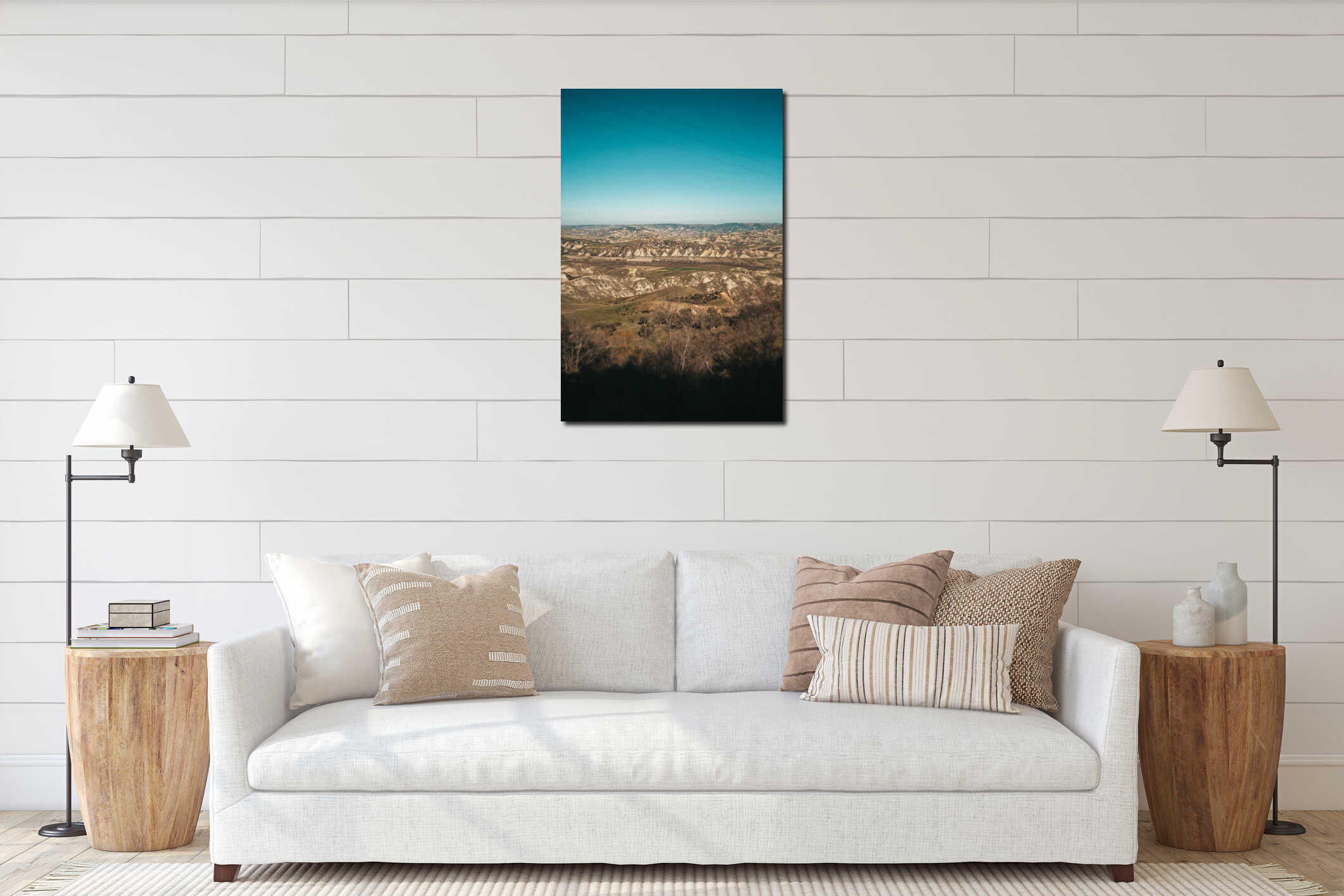 Beautiful Mountain Landscape of Basilicata, Southern-Italy interior mockup