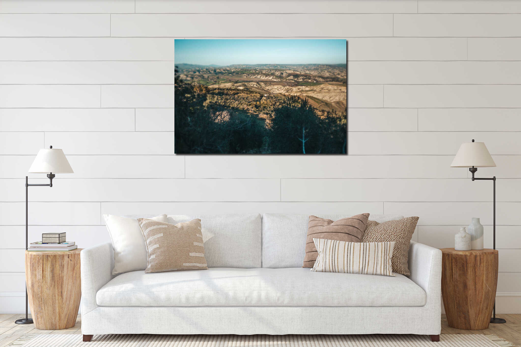 Beautiful Mountain Landscape of Basilicata, Southern-Italy interior mockup