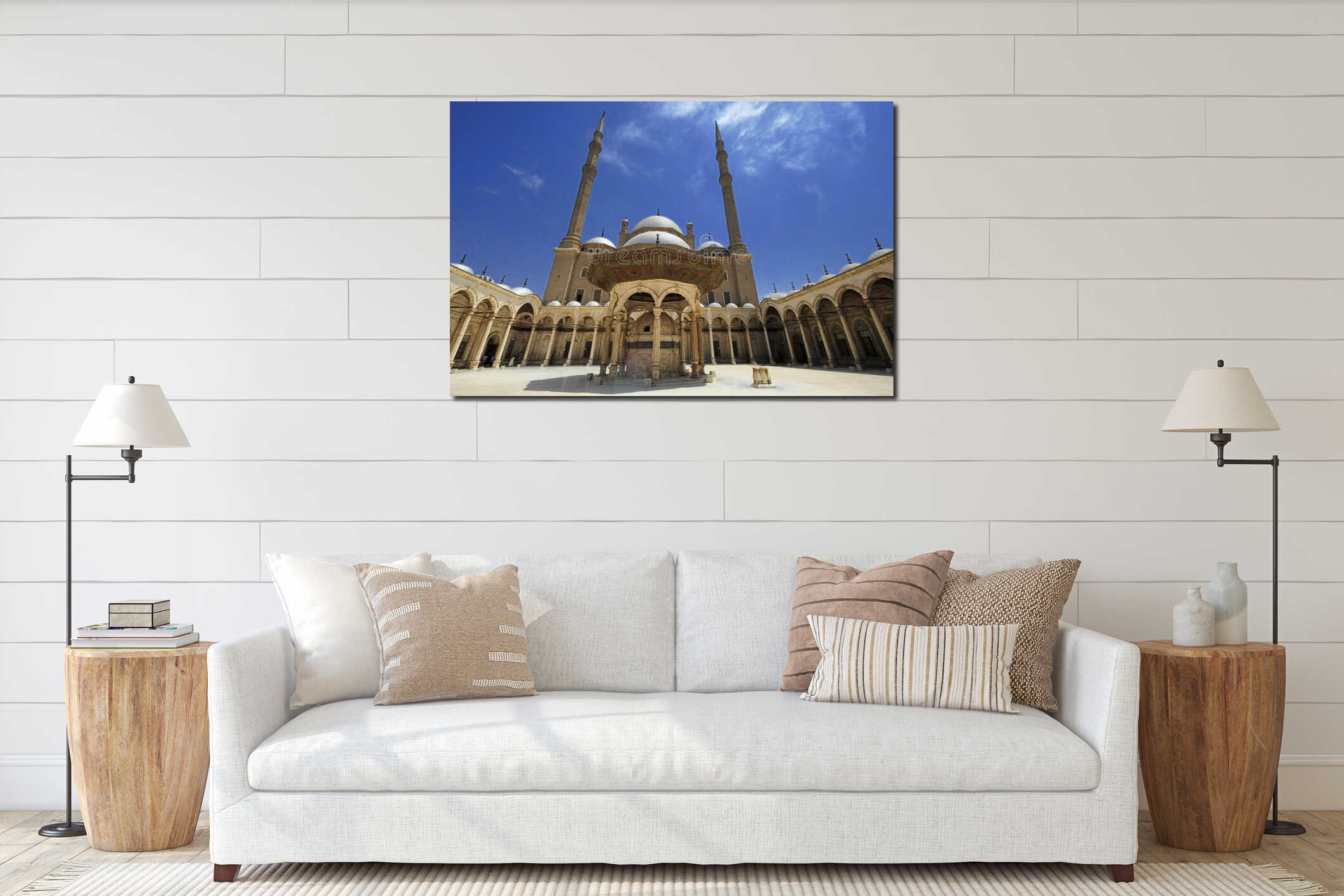 Mohammed Ali Mosque interior mockup