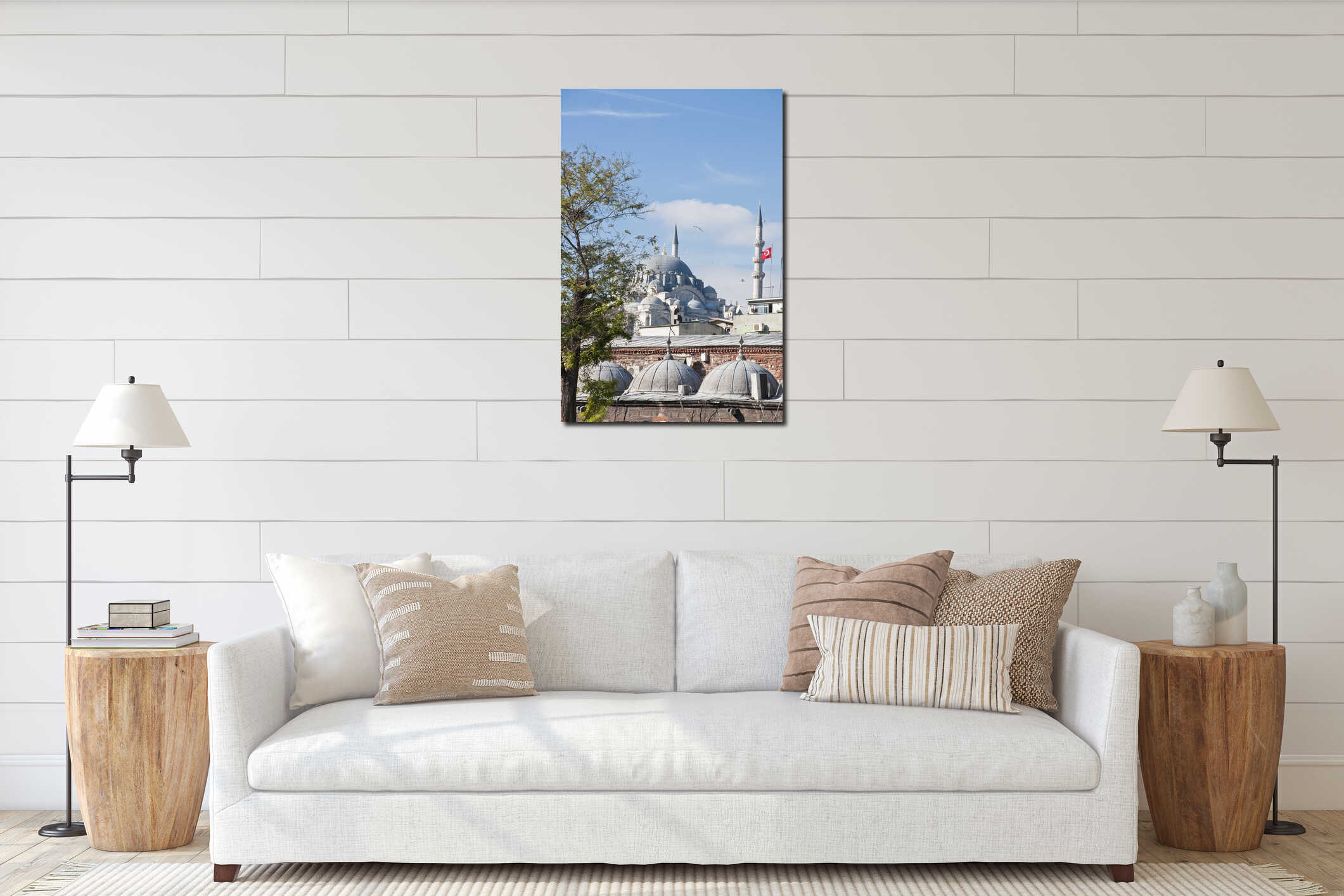 New Moque or Yenicami, Istanbul interior mockup