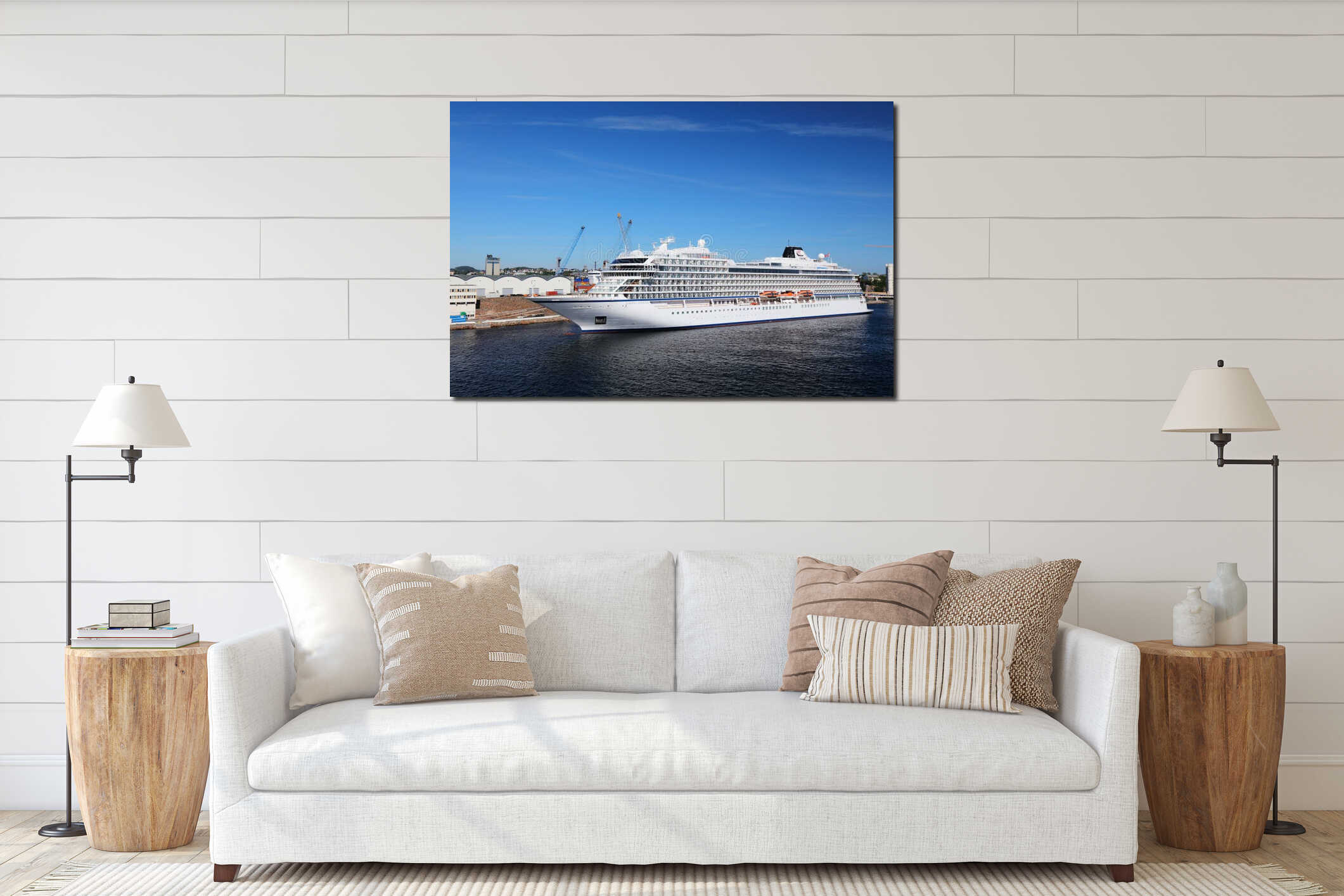 Viking Jupiter cruise ship by Fincantieri interior mockup