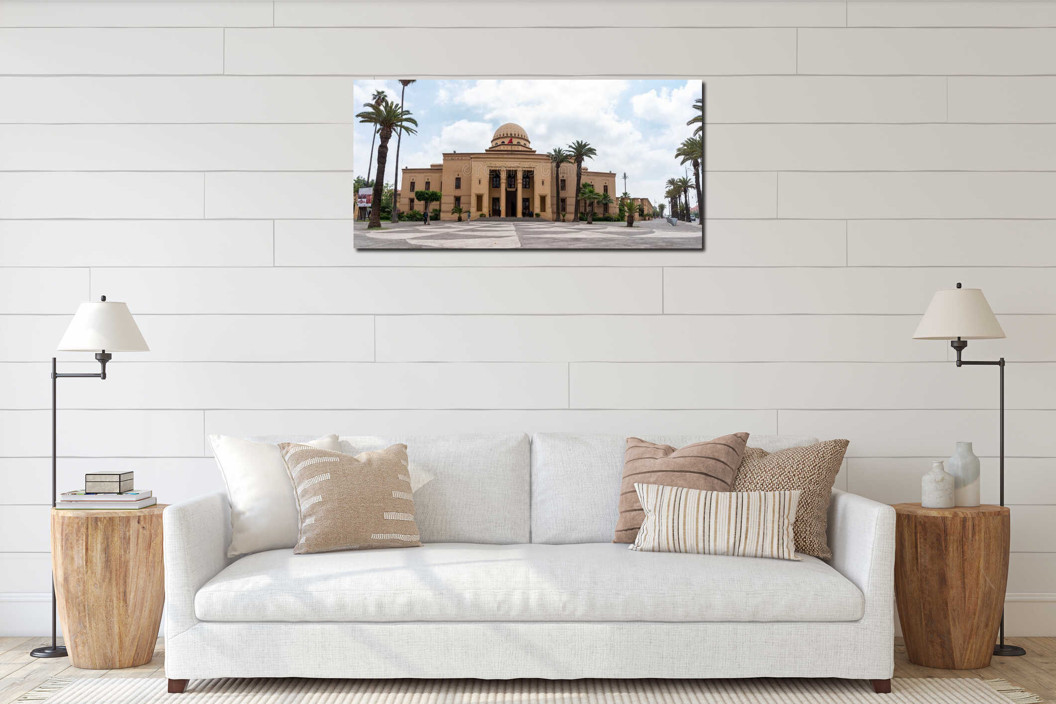 The Royal Theater in the city center of Marrakech in Morocco interior mockup