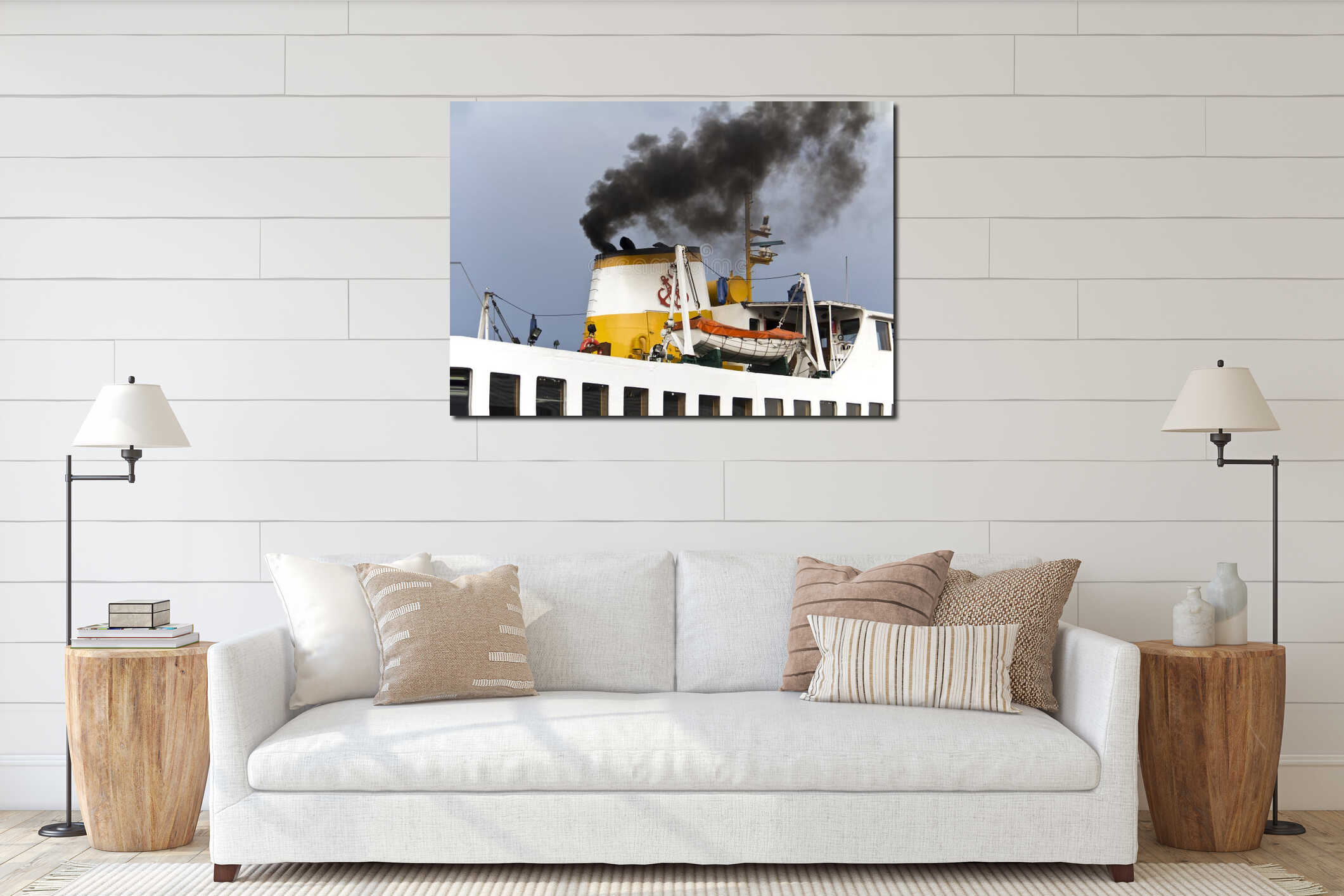 Passenger ferry interior mockup