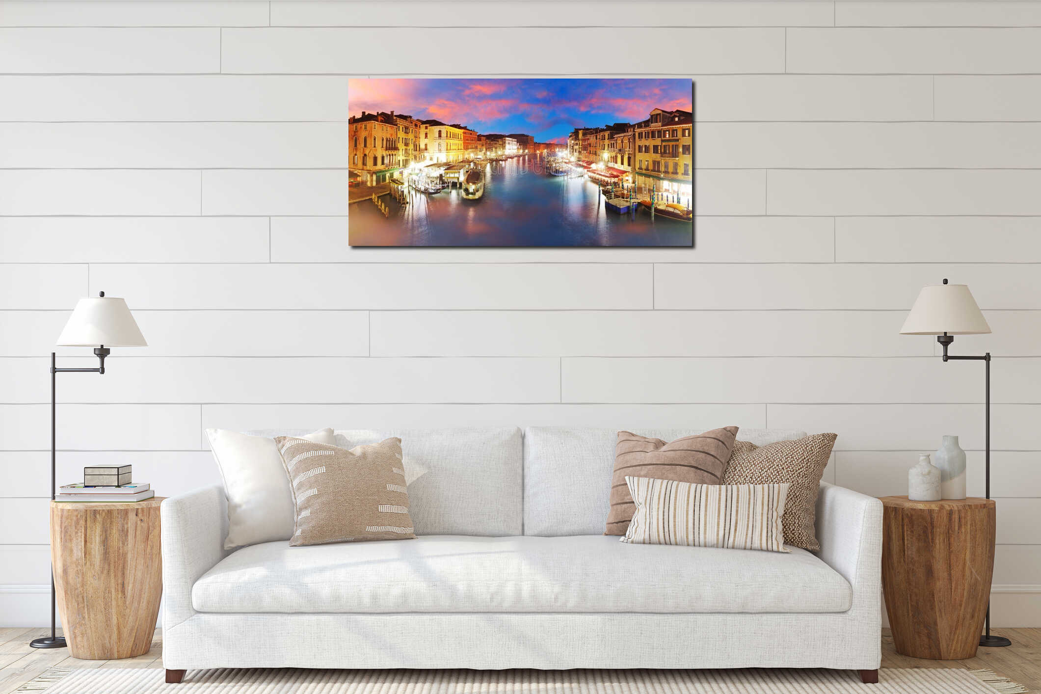 Venice - Grand Canal from Rialto bridge, Italy interior mockup