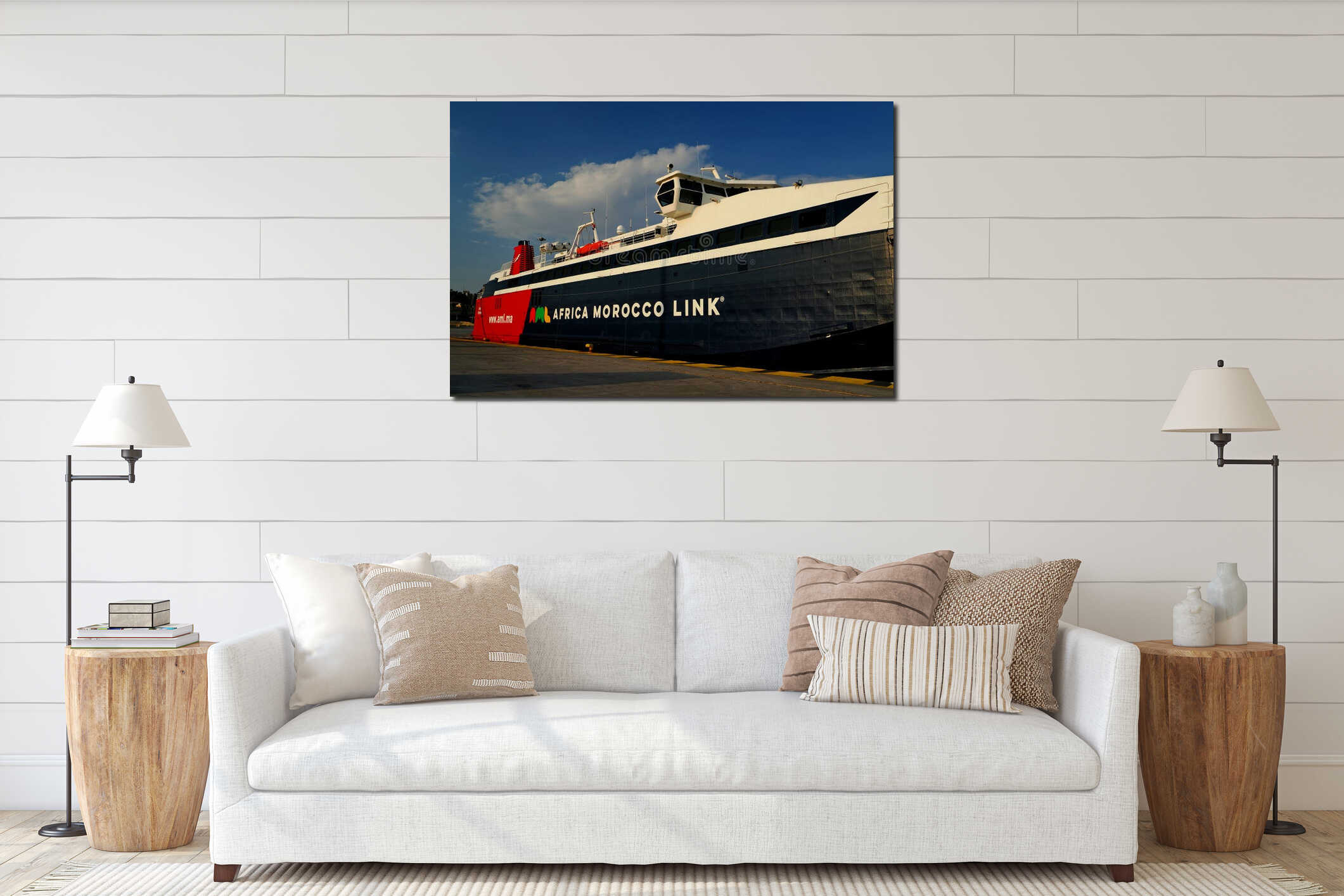 HELLENIC HIGHSPEED Passenger RoRo Ship - Piraeus, Greece interior mockup