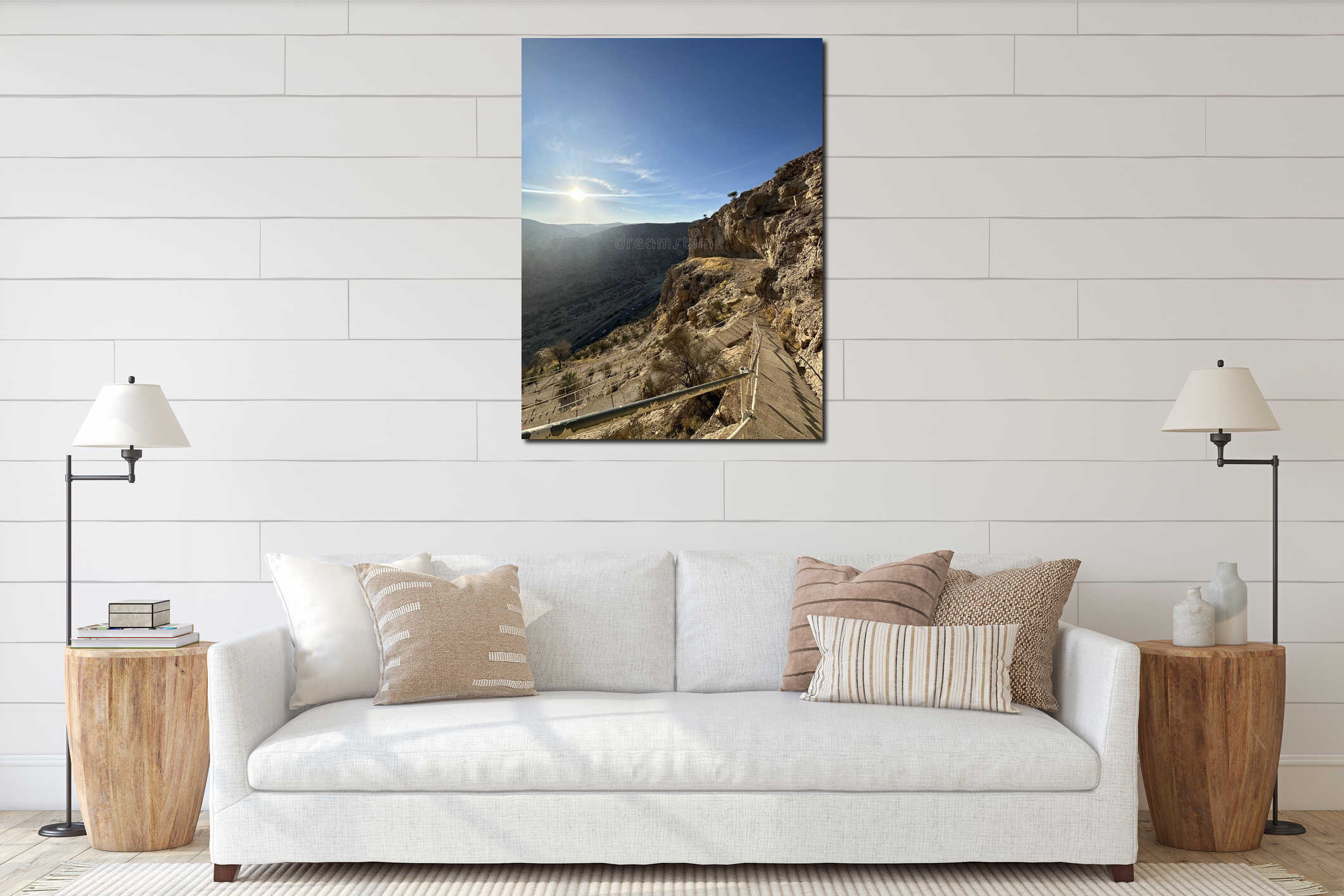 The ancient fortress of Iran interior mockup