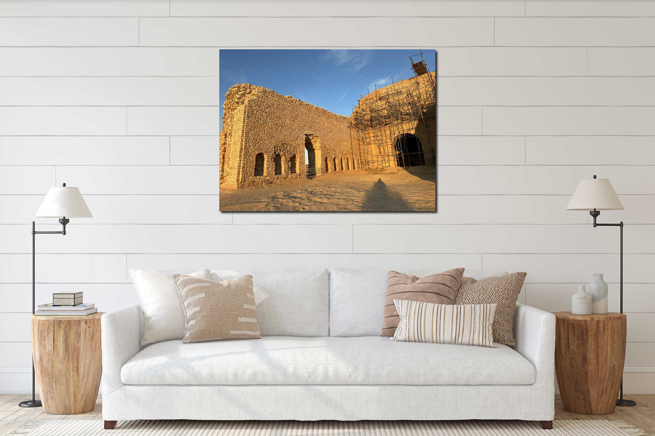 The ancient fortress of Iran interior mockup