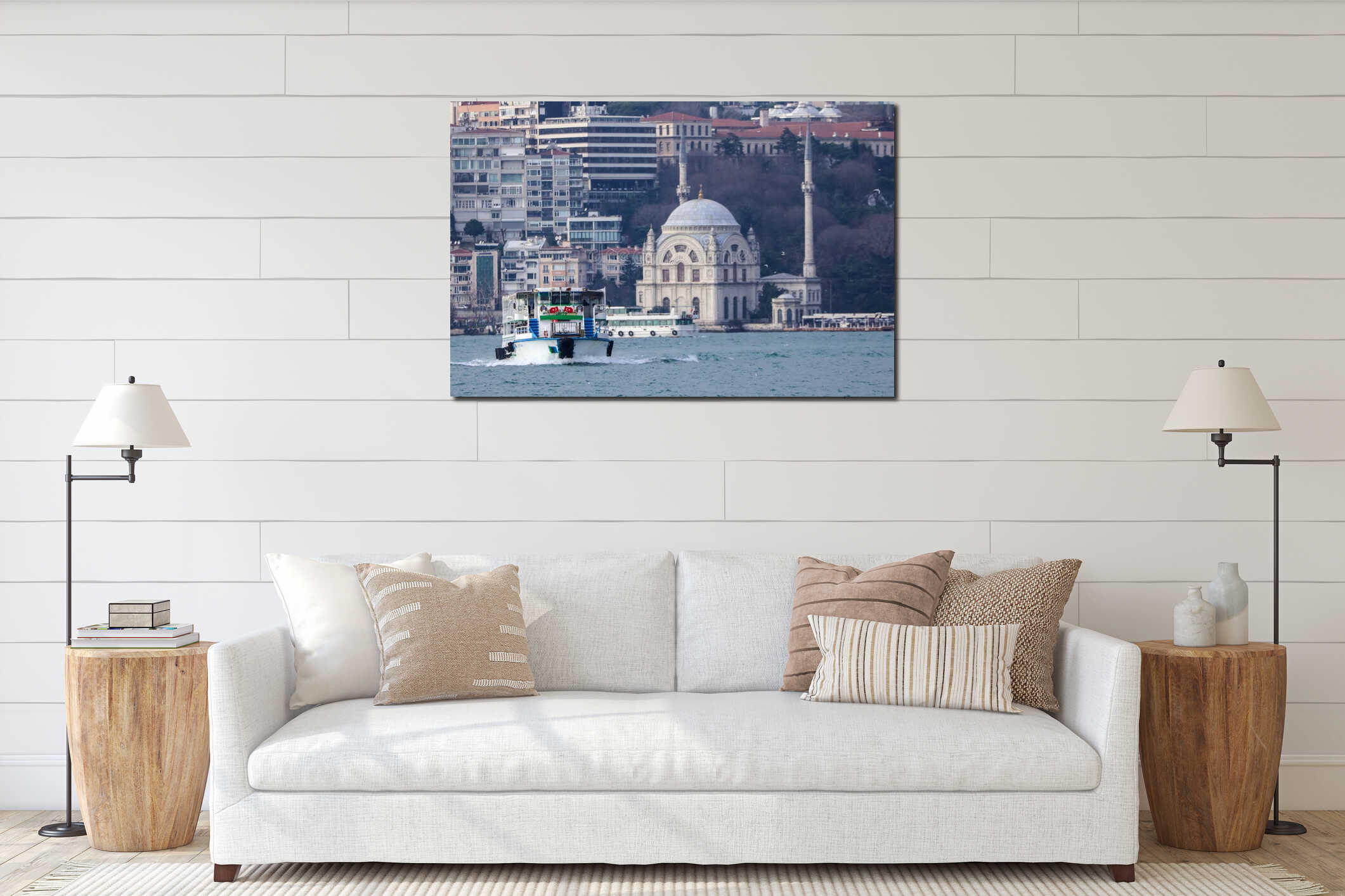 13-01-2024 Istanbul-Turkey: ÃskÃ¼dar Be?ikta? Passenger Engine interior mockup