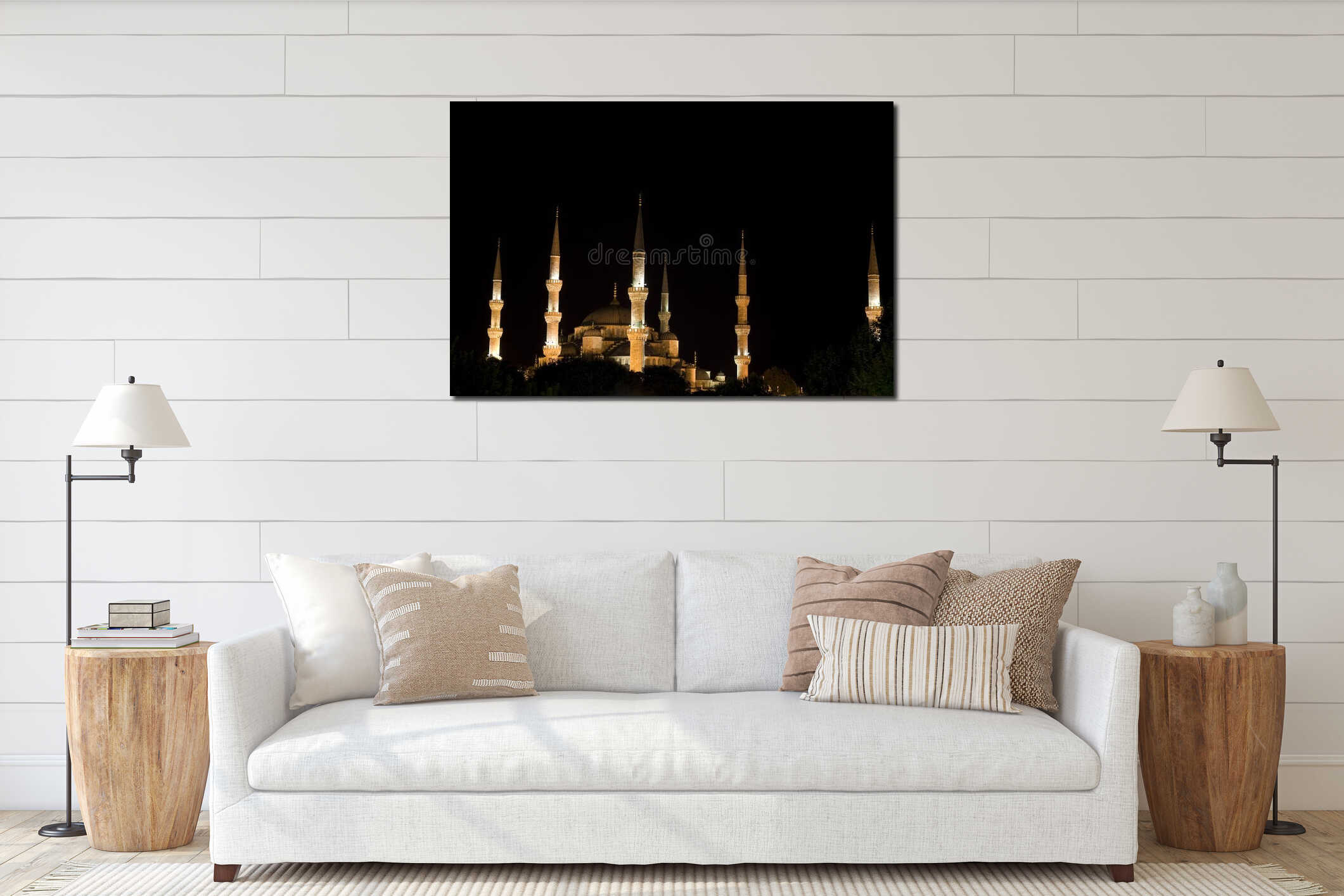 Sultanahmet (Blue mosque) interior mockup