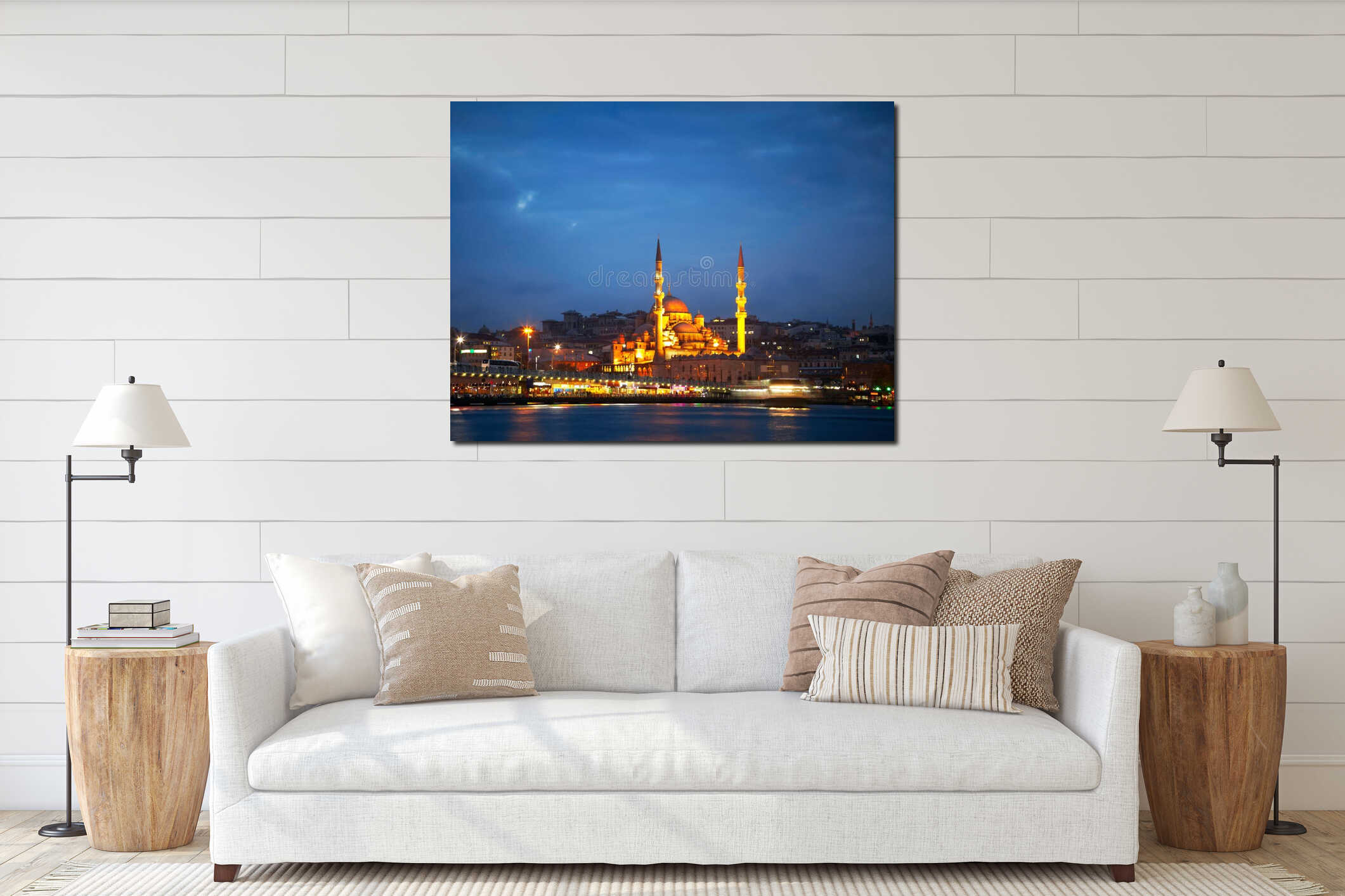 New Mosque (Yeni Cami). Istanbul, Turkey interior mockup