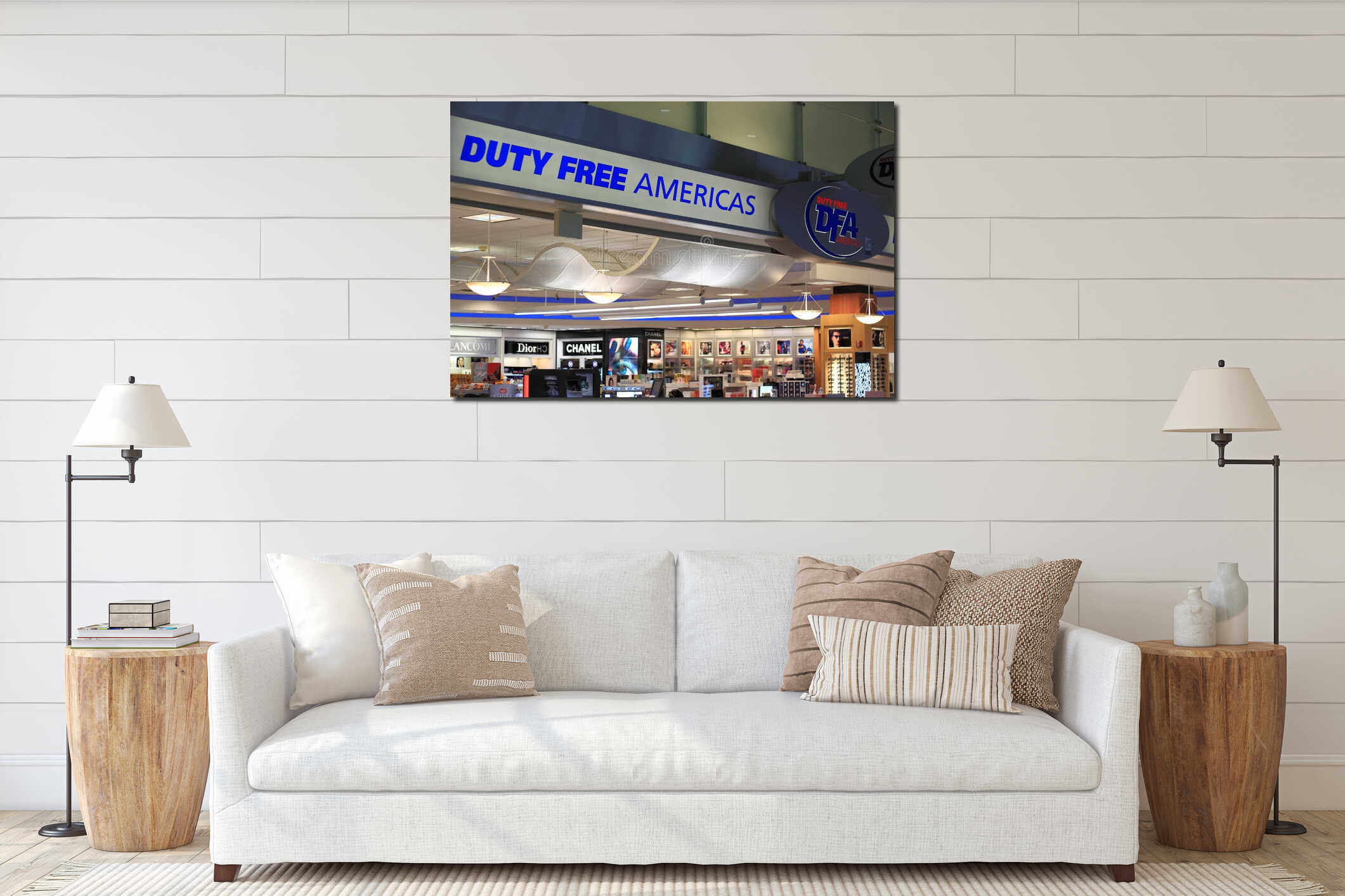 Duty Free Shop interior mockup