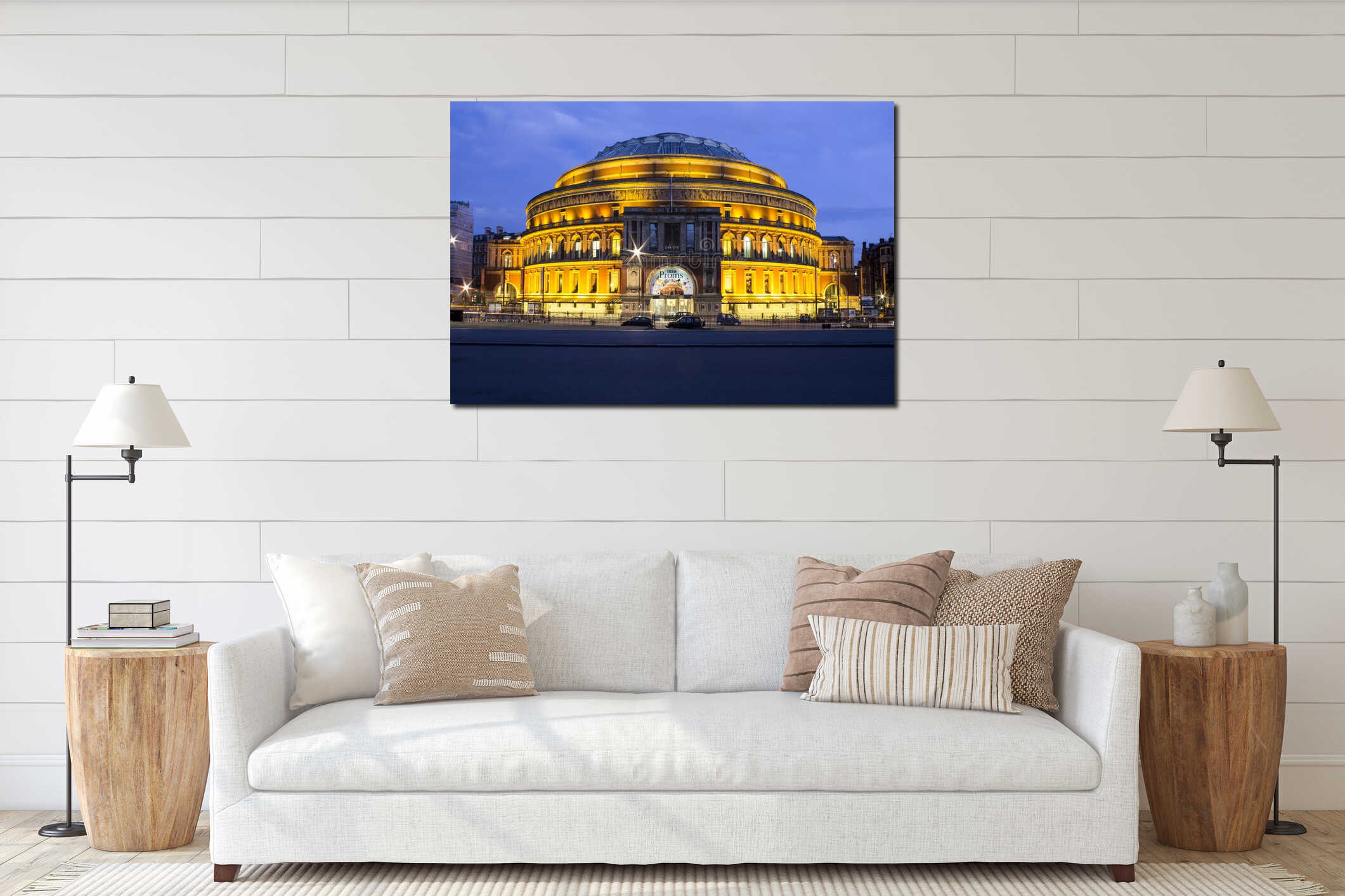 Royal Albert Hall in London interior mockup