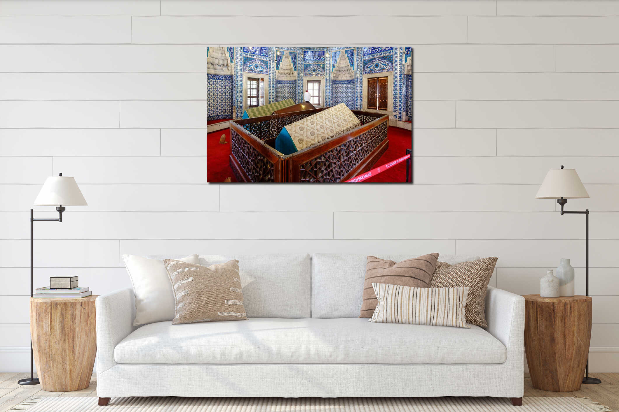 Turkiye. Istanbul. Suleymaniye Mosque. The tomb of Sultana Hurrem or Khurrem Sultan, interior mockup