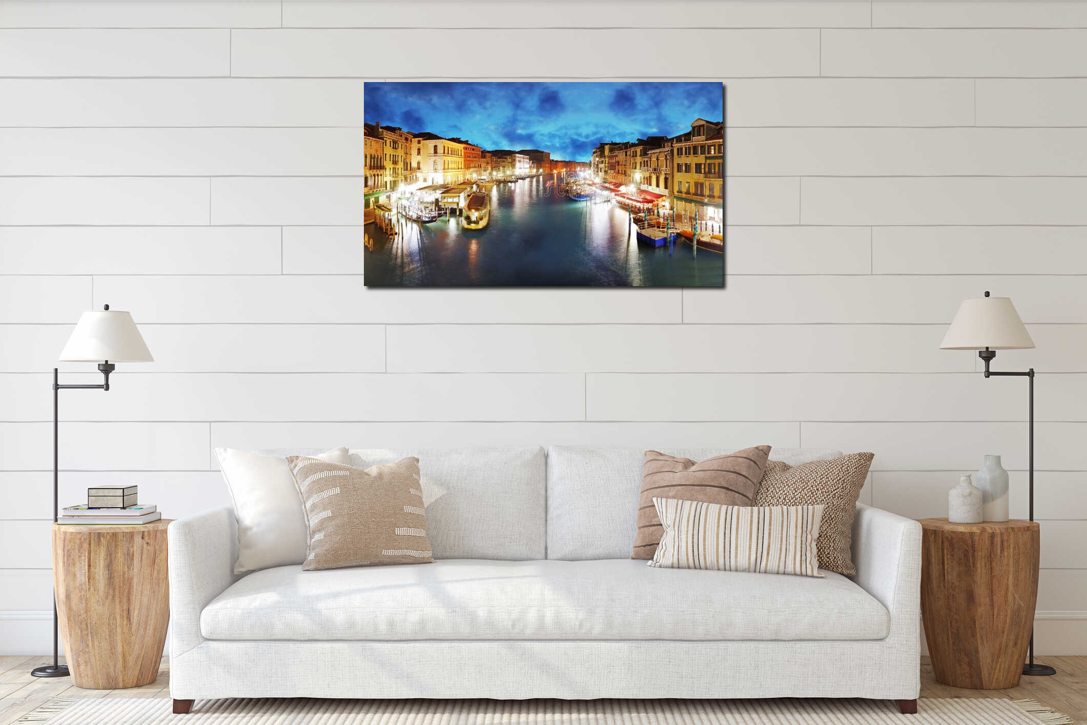 Venice - Grand Canal from Rialto bridge interior mockup