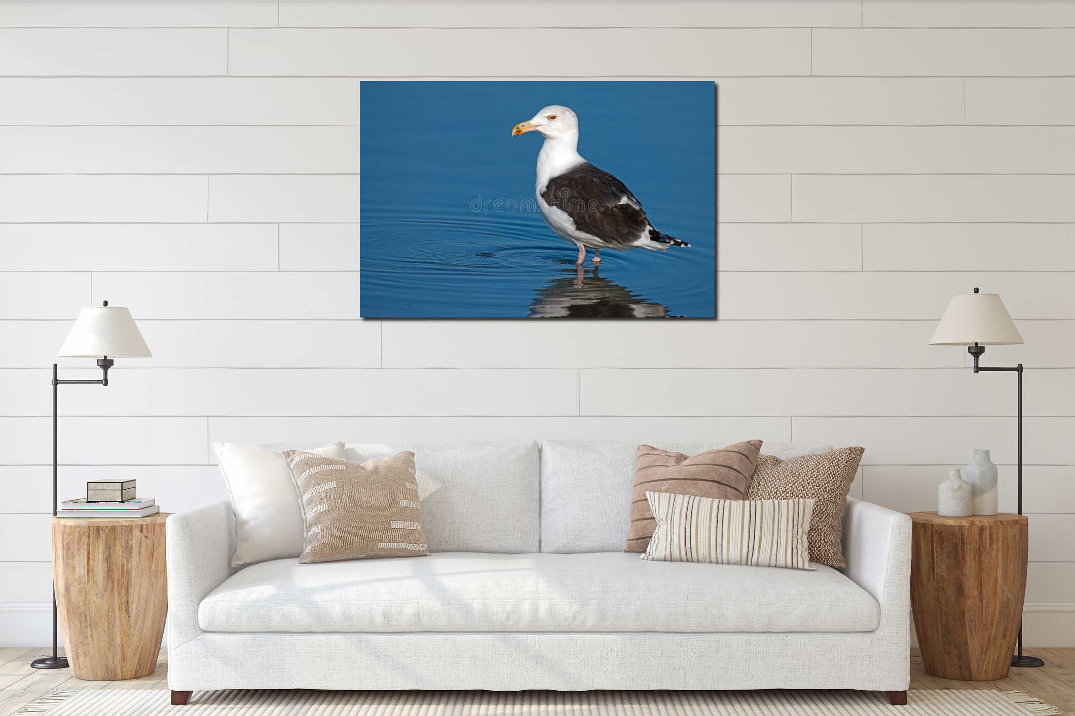 Great Black-Backed Gull interior mockup