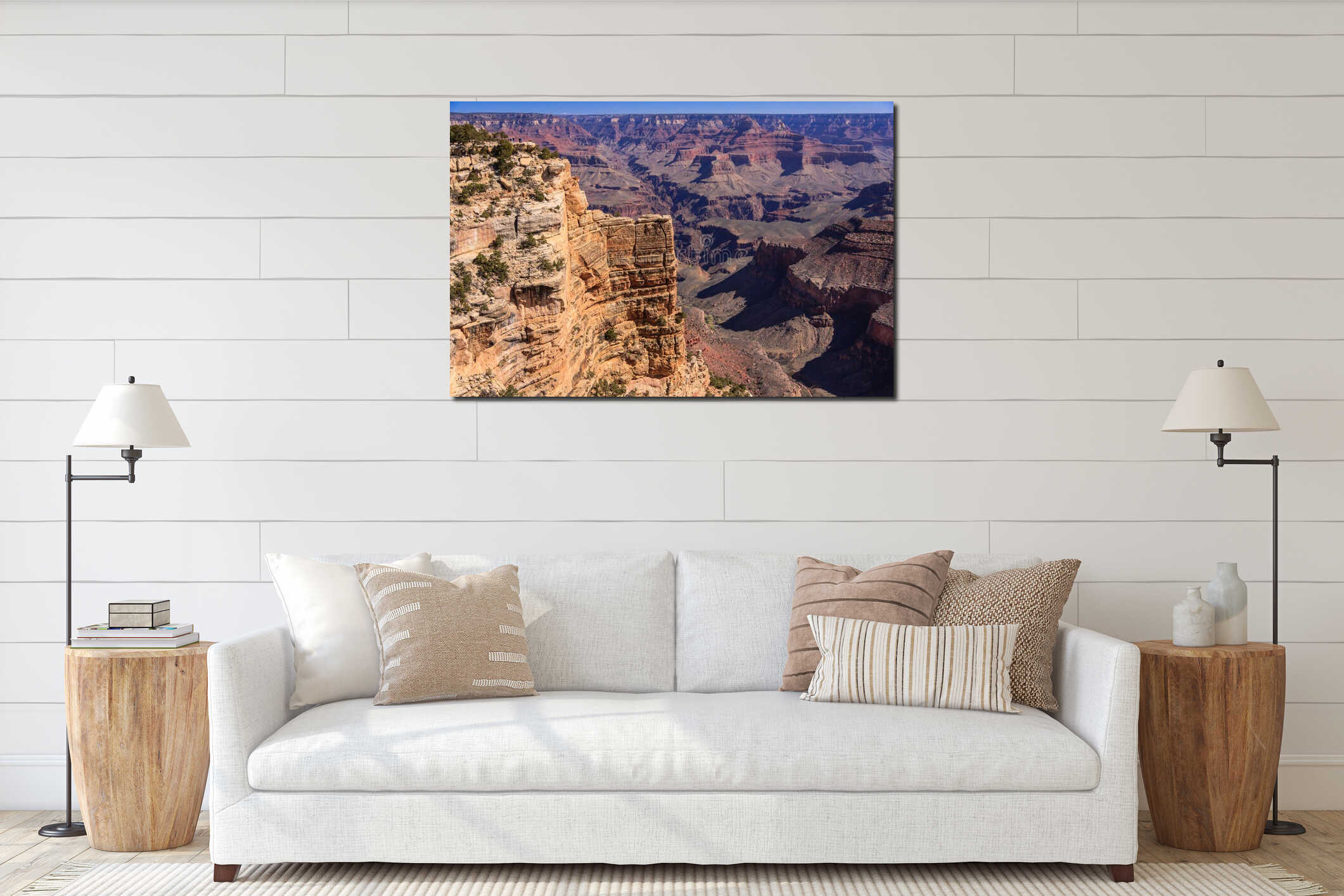 The Grand Canyon is a beautiful and majestic sight to behold interior mockup