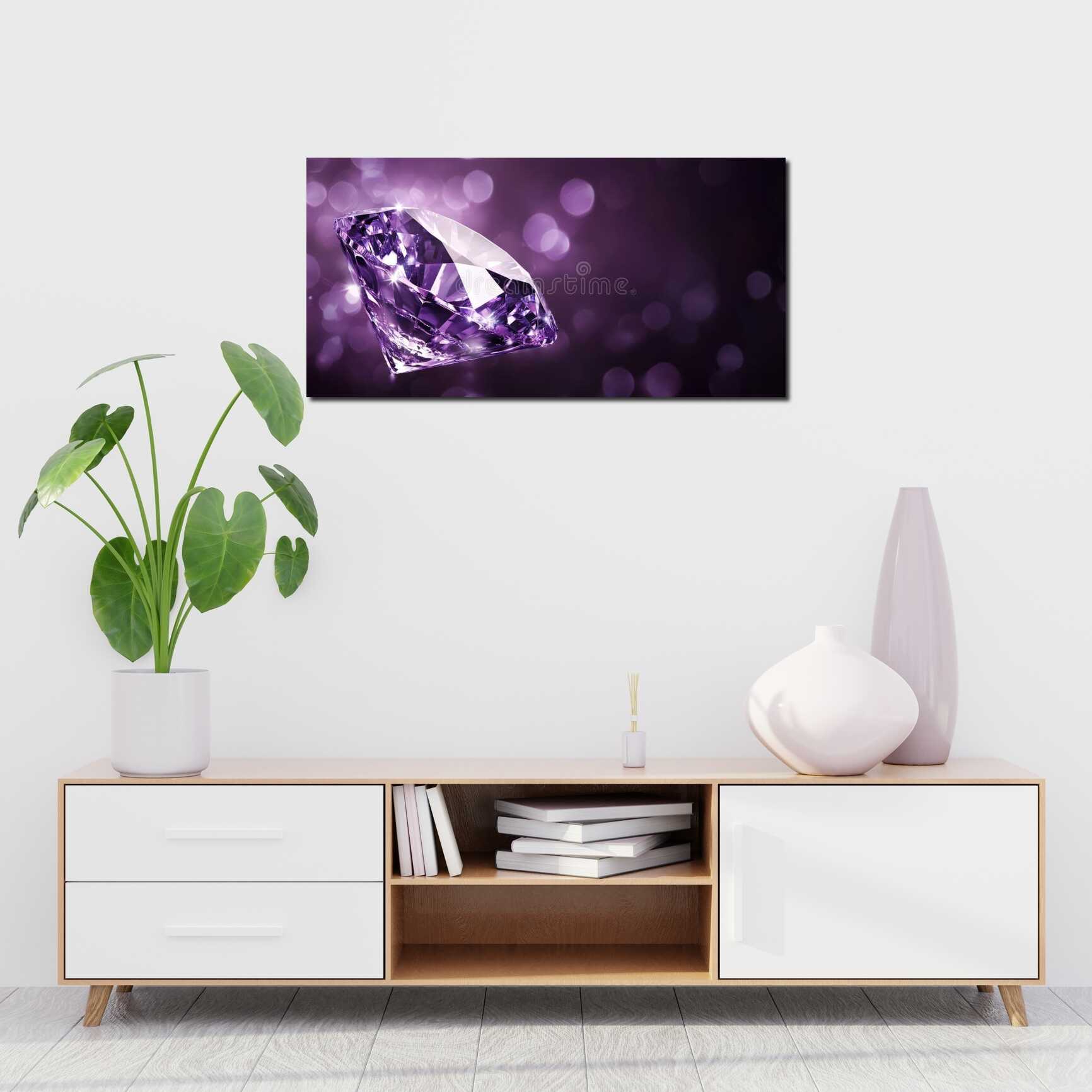 Canvas above sofa for size context