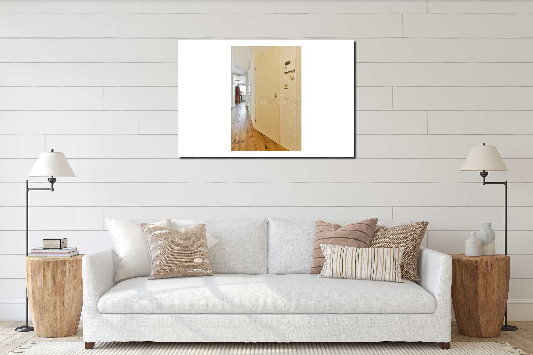 Modern Interior Hallway Design interior mockup