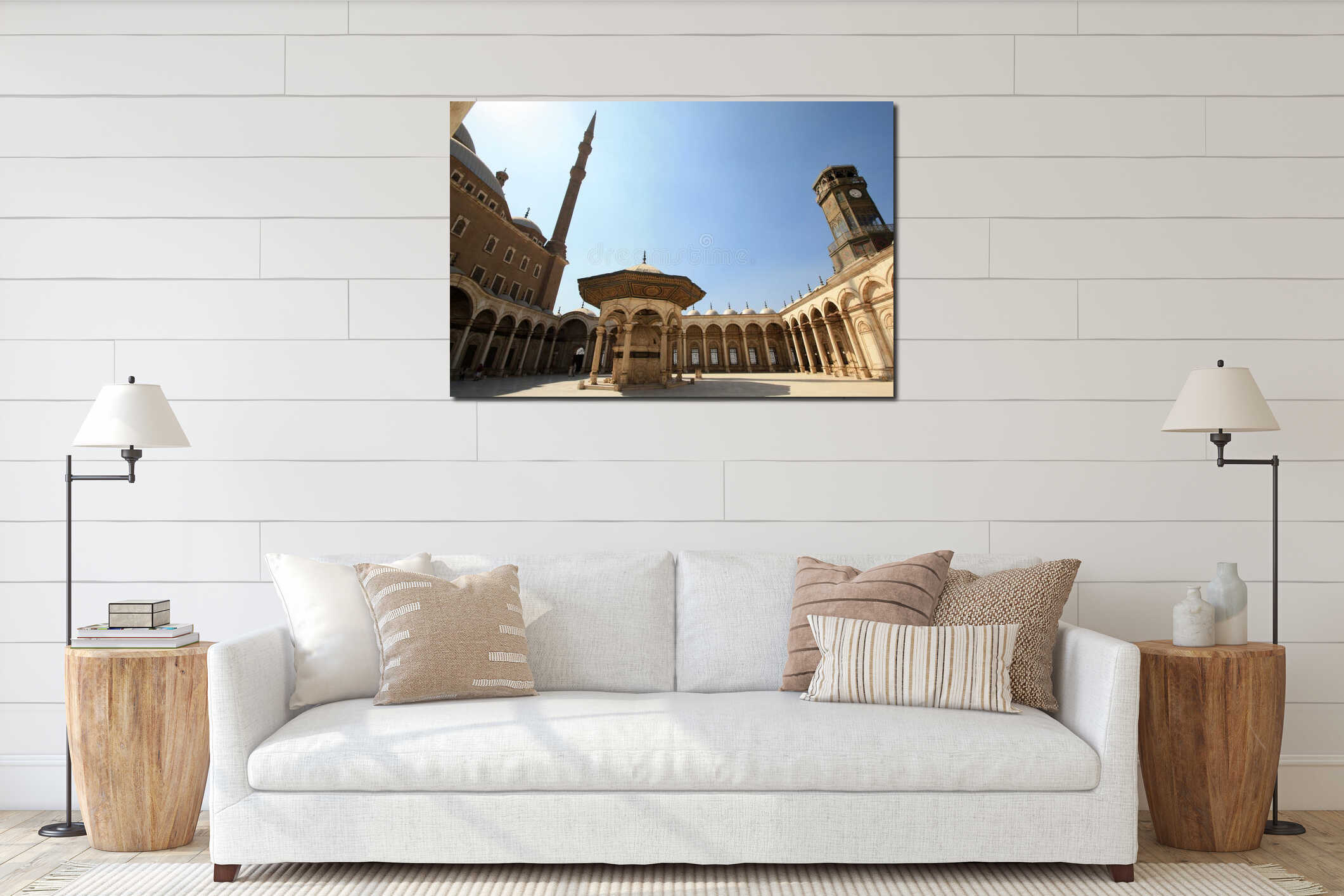 Mohammed Ali Mosque interior mockup