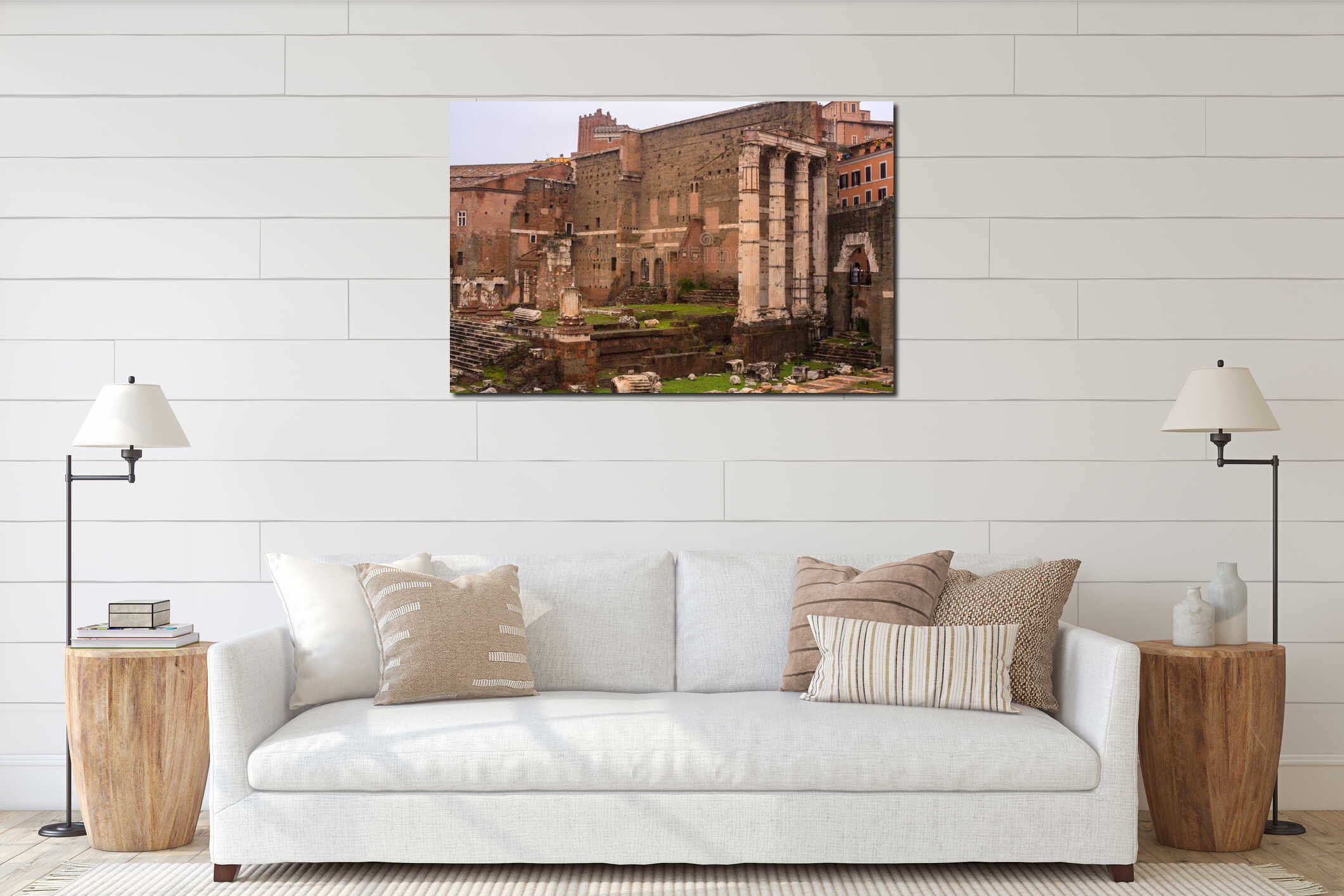 Imperial Fora, Rome interior mockup