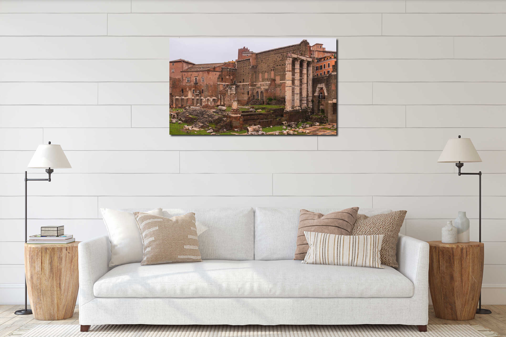 Imperial Fora, Rome interior mockup