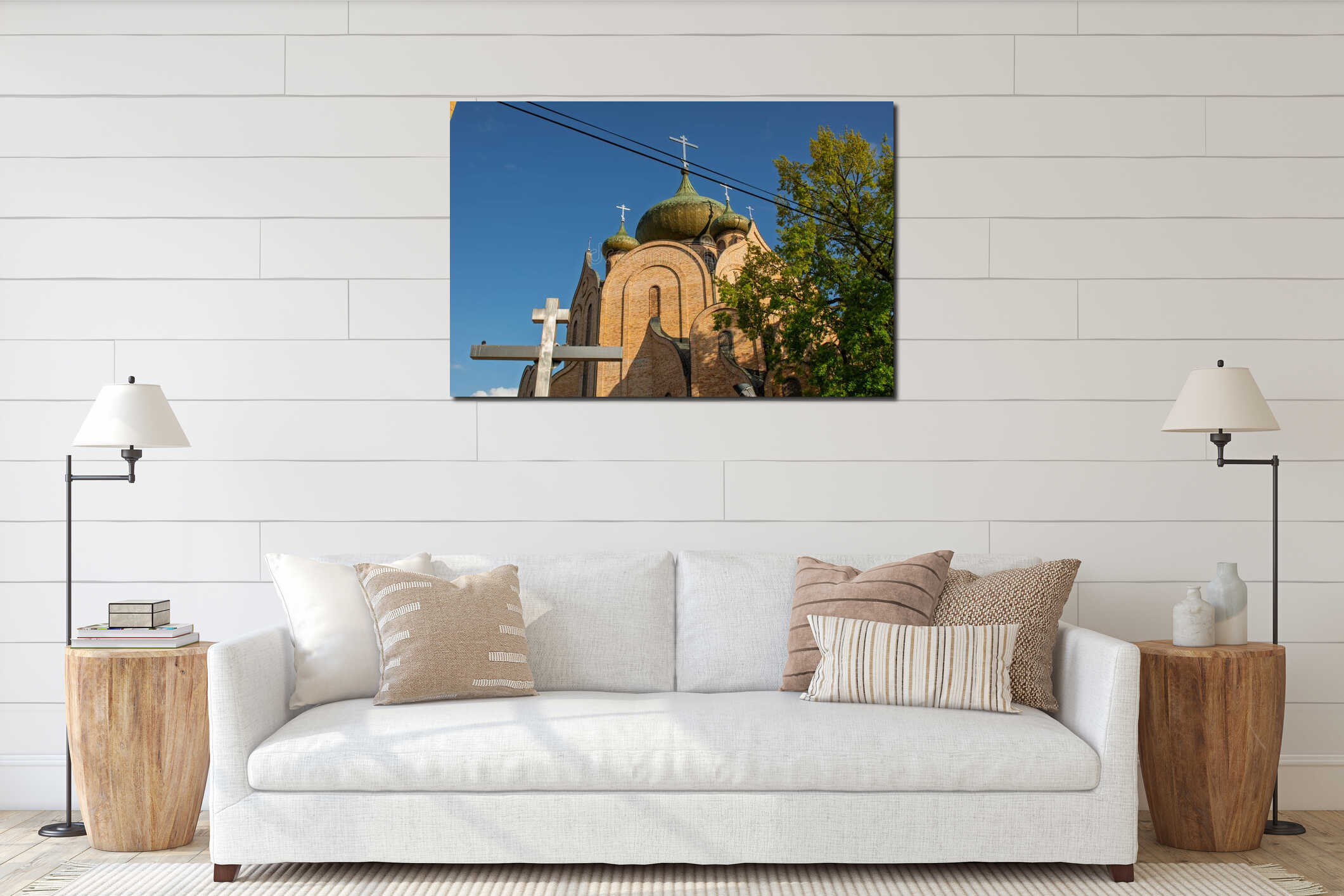 Orthodox Church of the Holy Spirit in Bialystok interior mockup