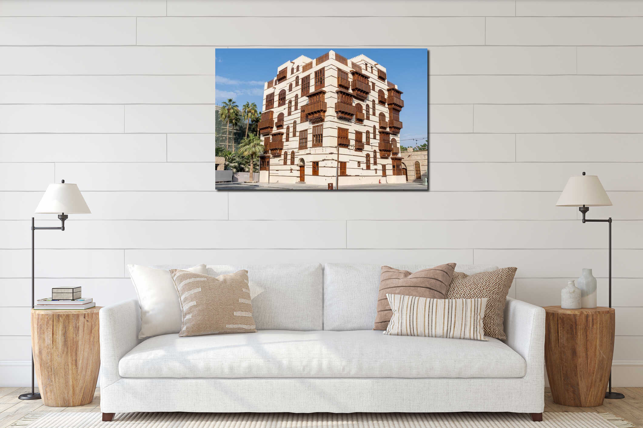 The historic Al Balad district of Jeddah, Saudi Arabia interior mockup