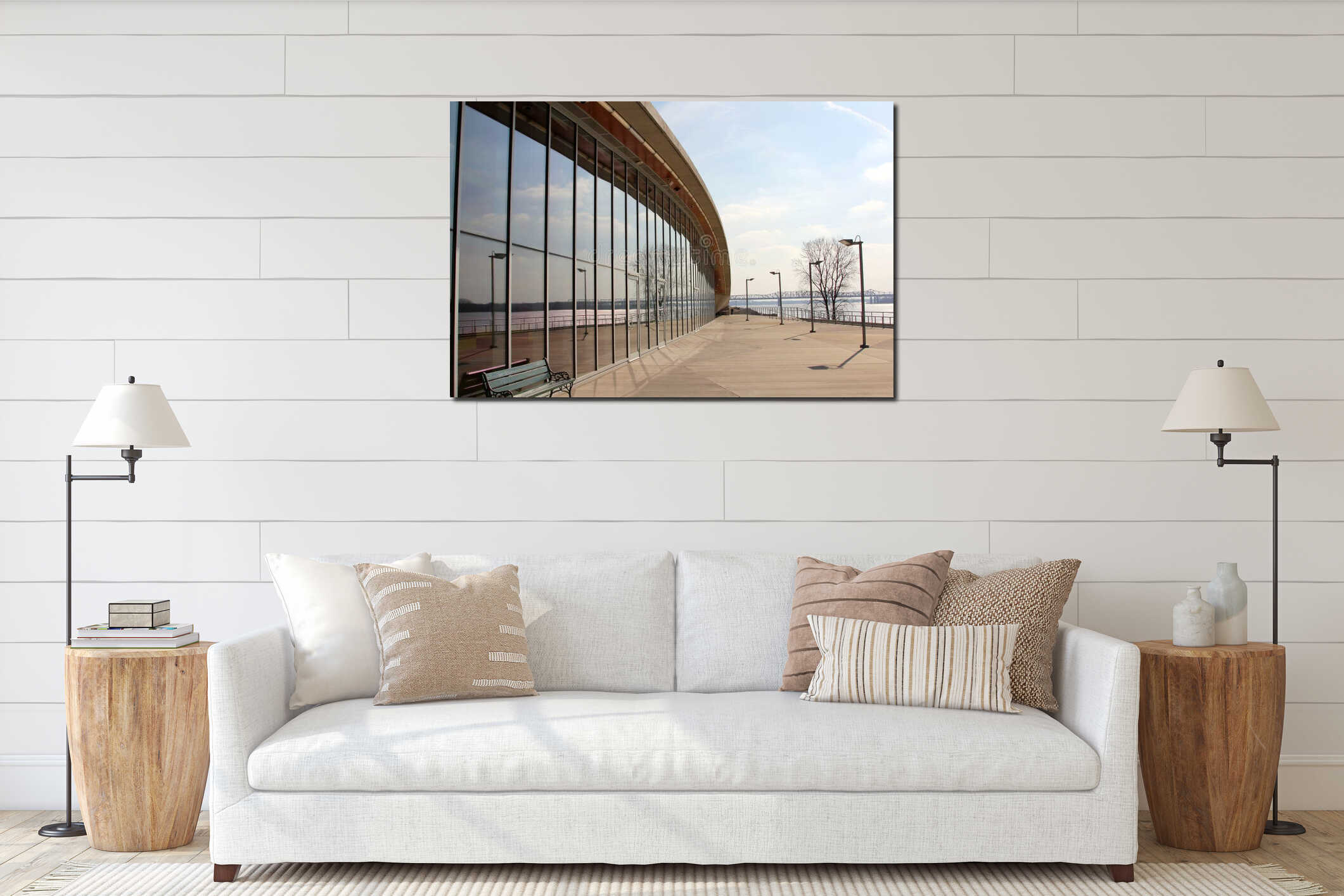 Memphis Tennessee Beale Street Landing interior mockup
