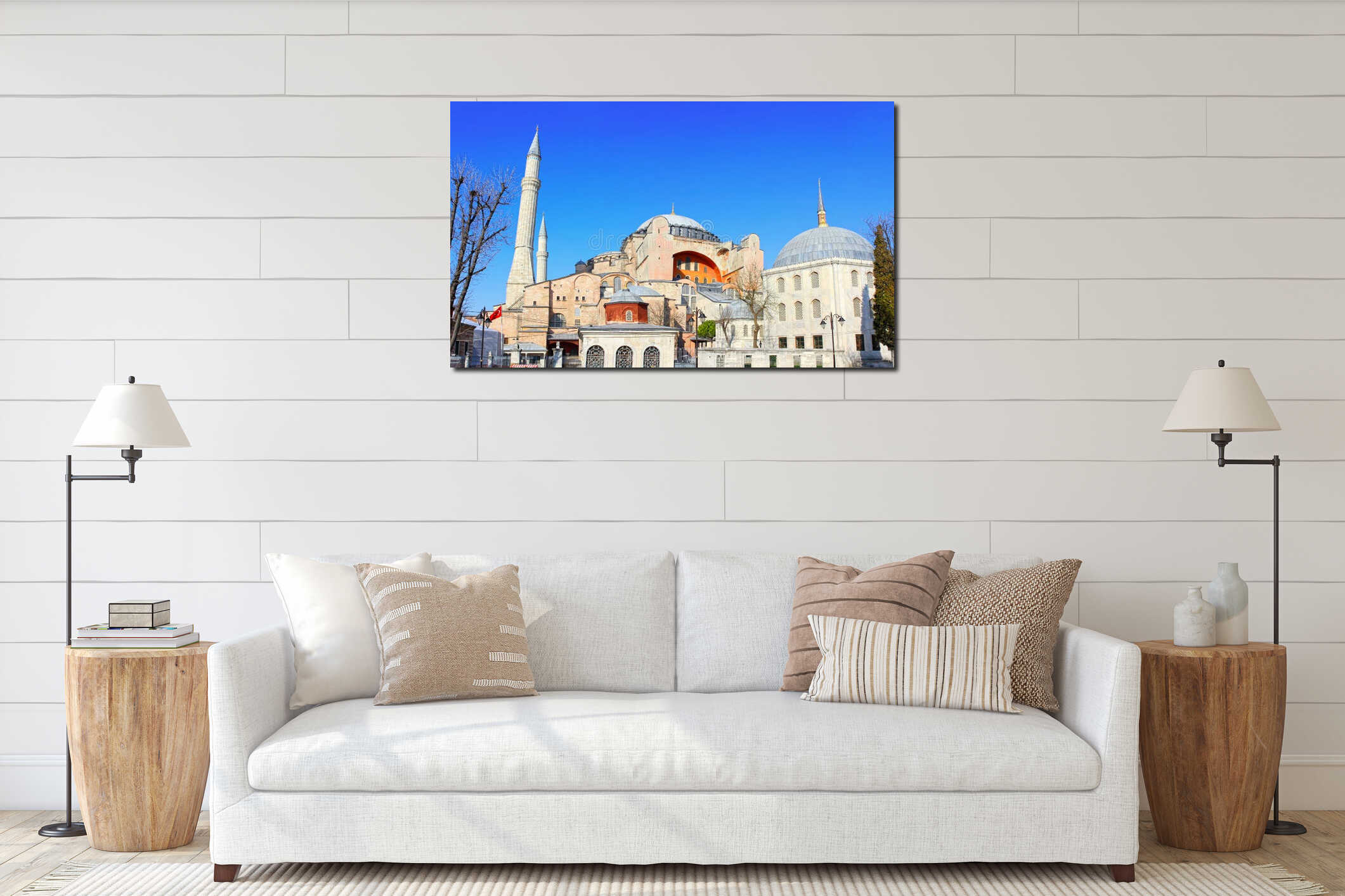 Istanbul Hagia Sophia Museum interior mockup