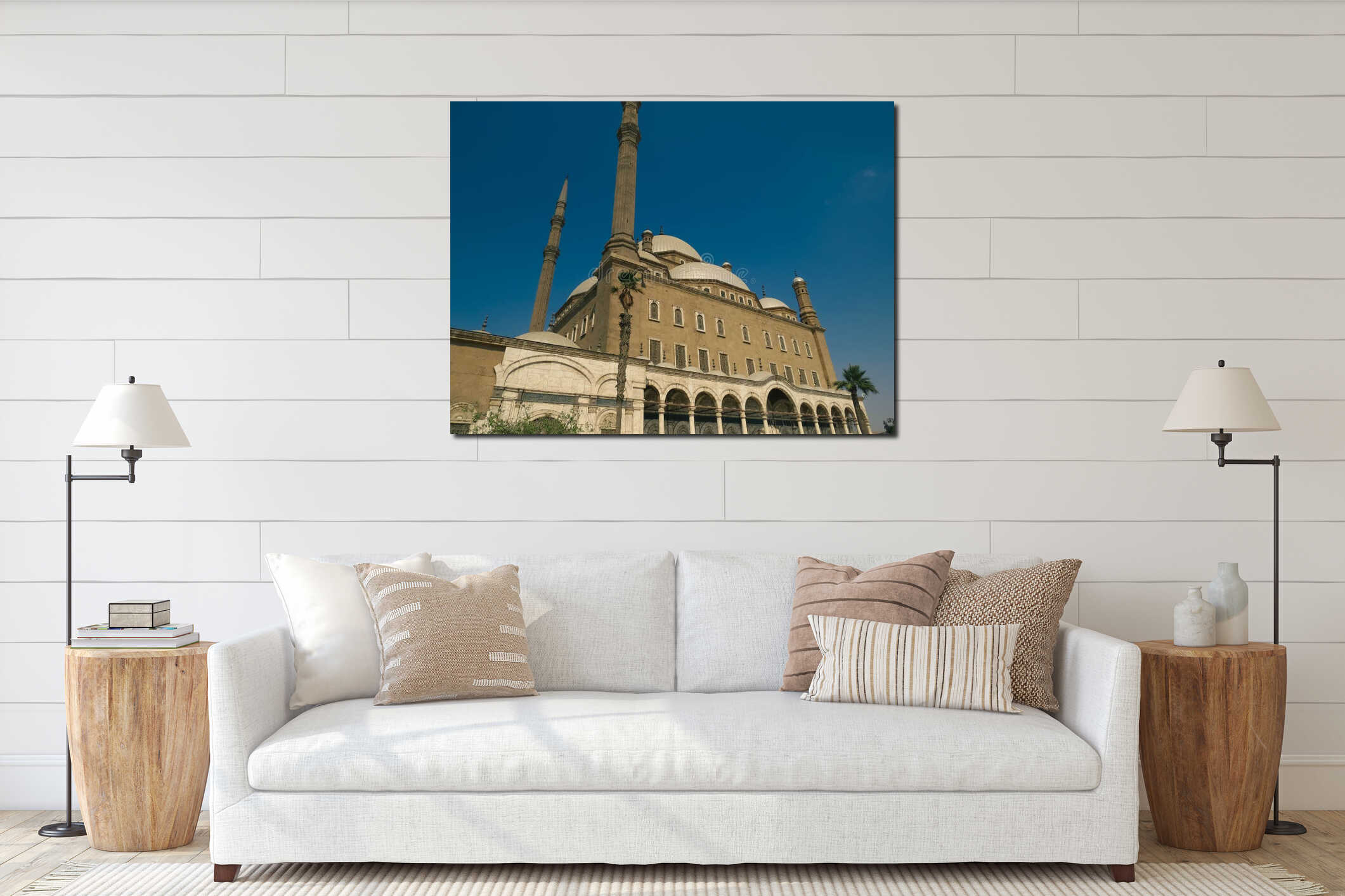 Muhammad Ali Mosque interior mockup