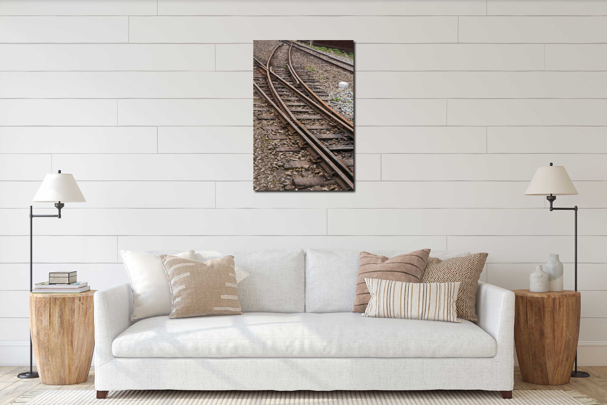Alishan forest railway narrow gauge train interior mockup