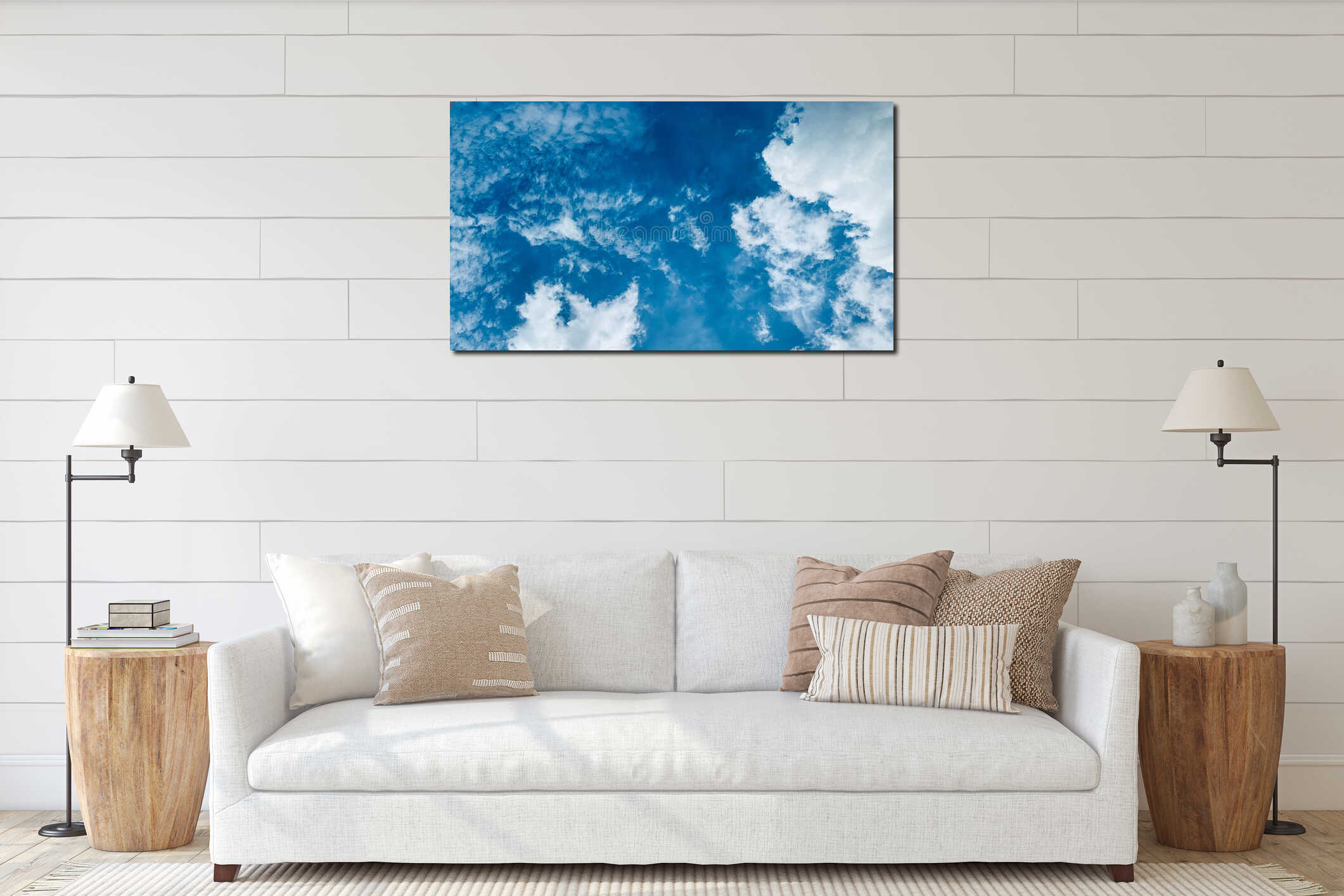 Cloudy Horizon interior mockup