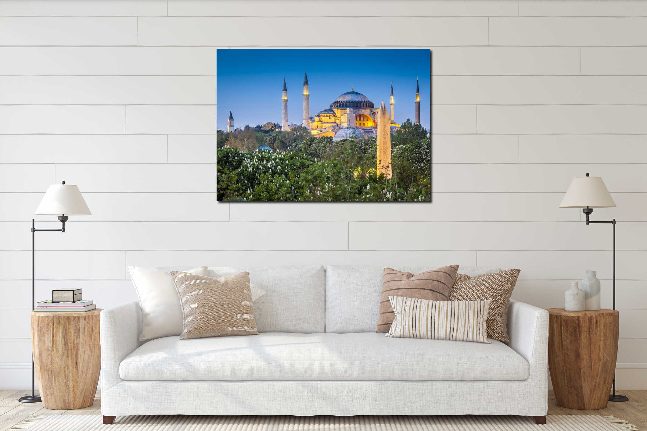 Sultanahmet Camii / Blue Mosque, Istanbul, Turkey interior mockup