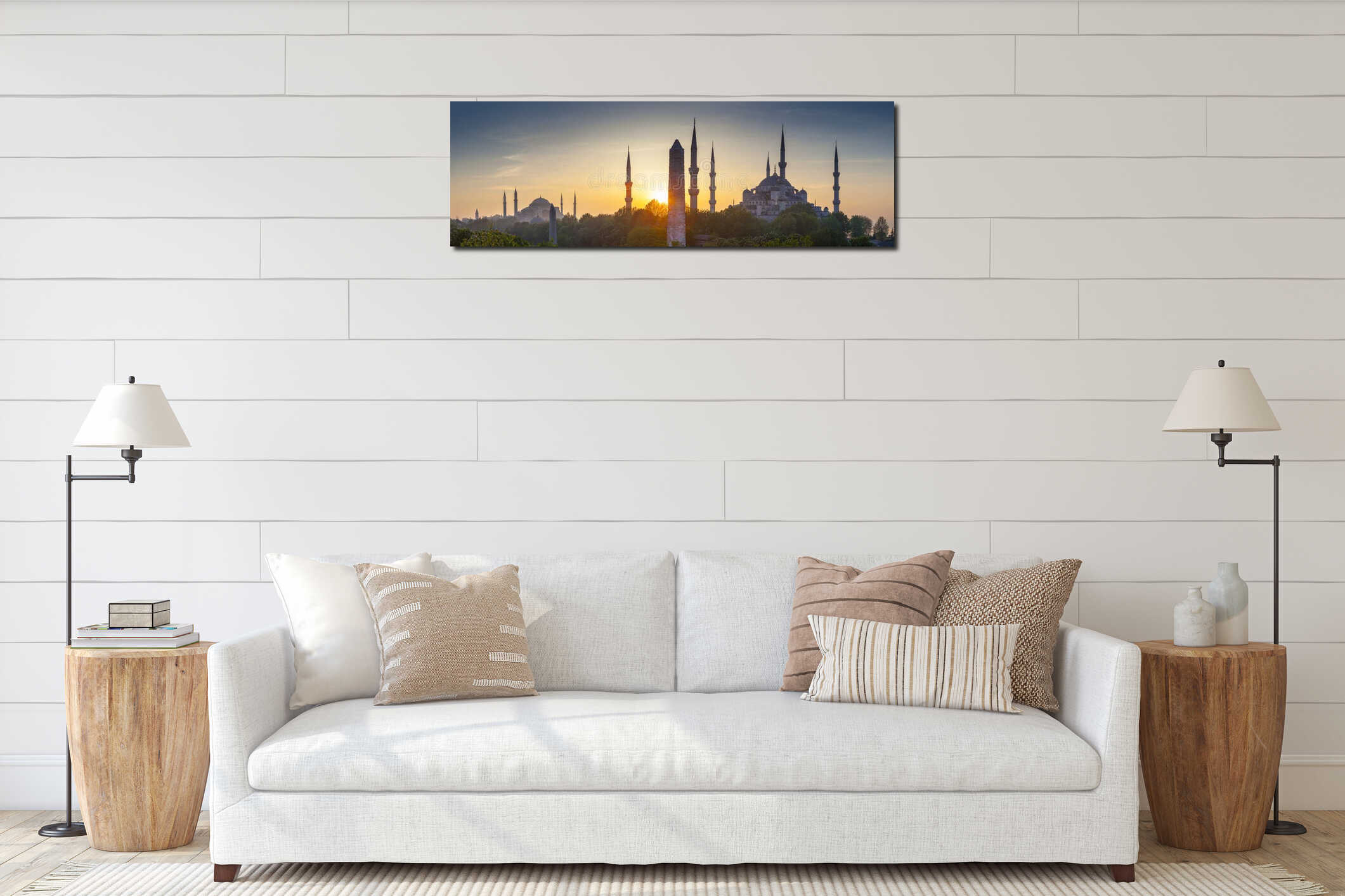 Sultanahmet Camii / Blue Mosque, Istanbul, Turkey interior mockup