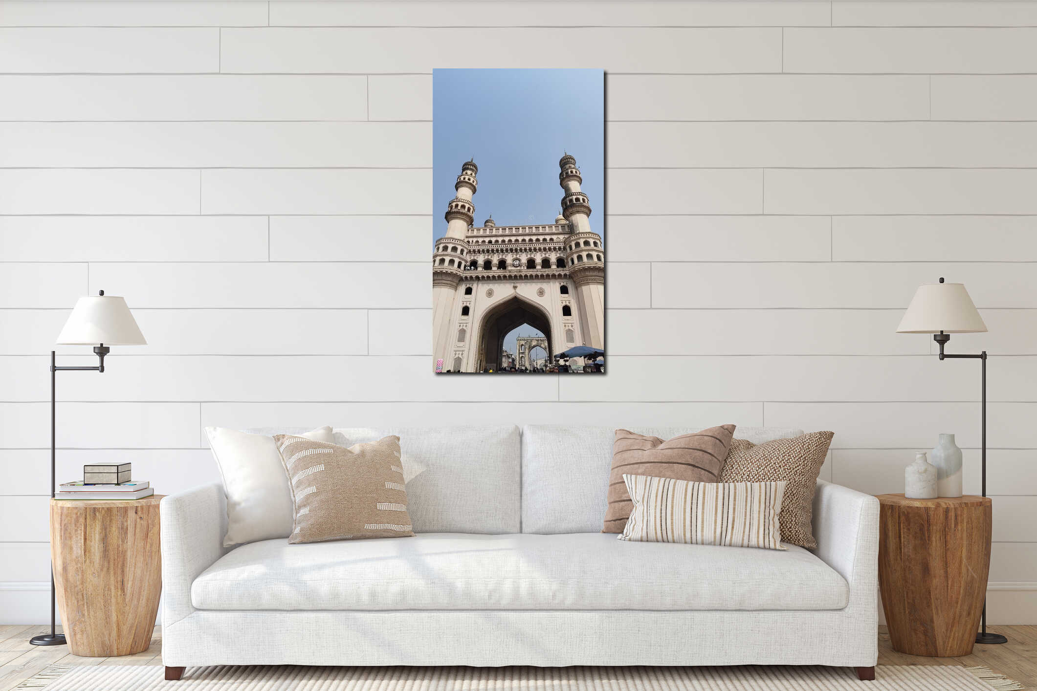 Charminar Minaret Architectural Detail interior mockup