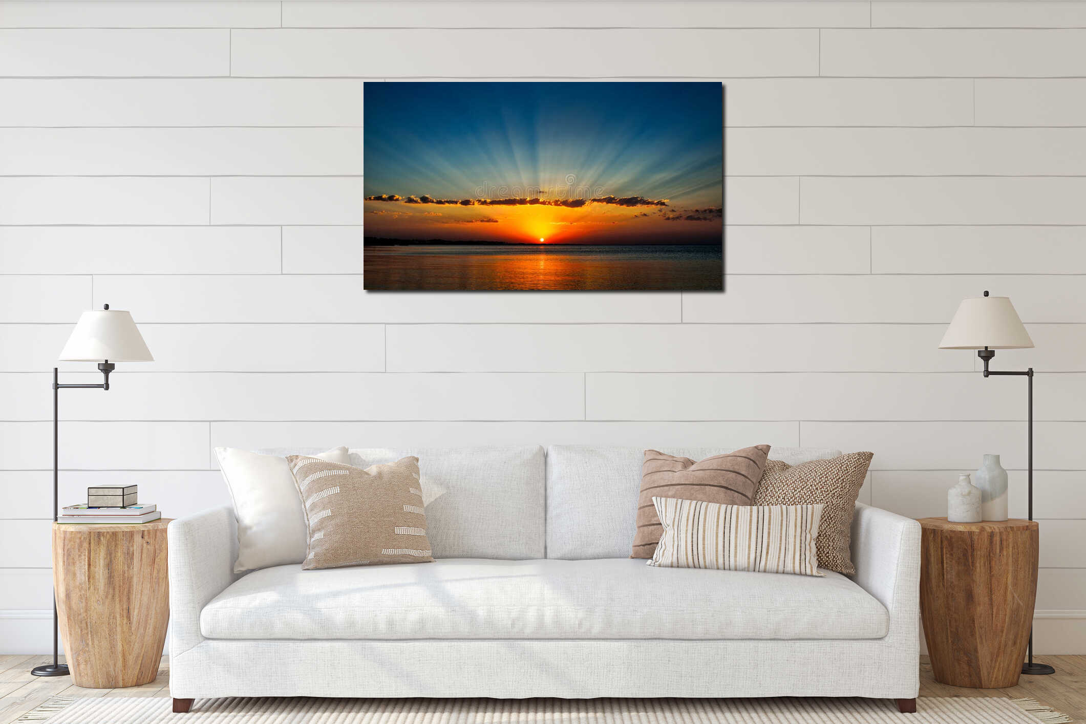 Sunrise on the Red Sea - Egypt interior mockup