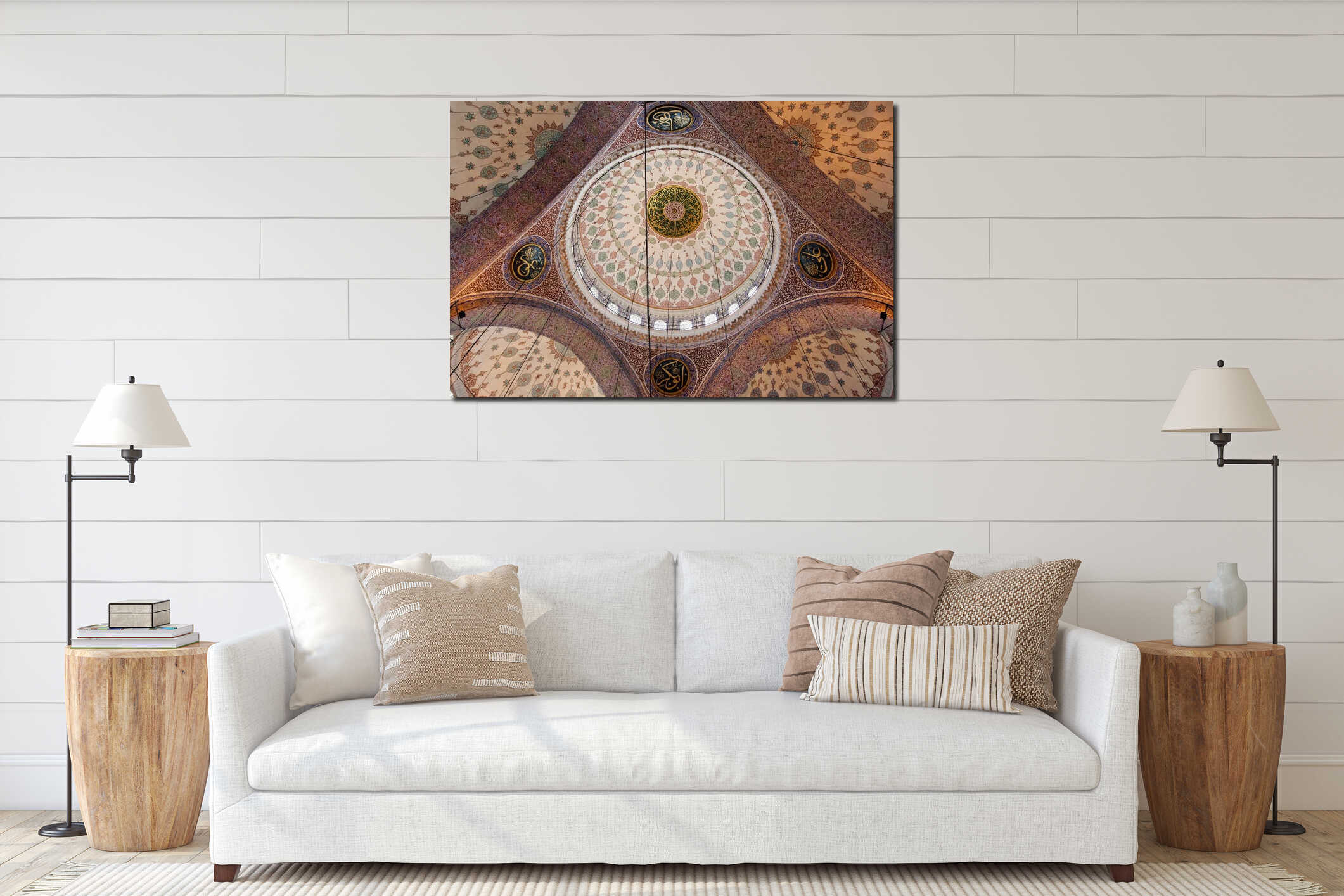 Yeni Camii ceiling interior mockup