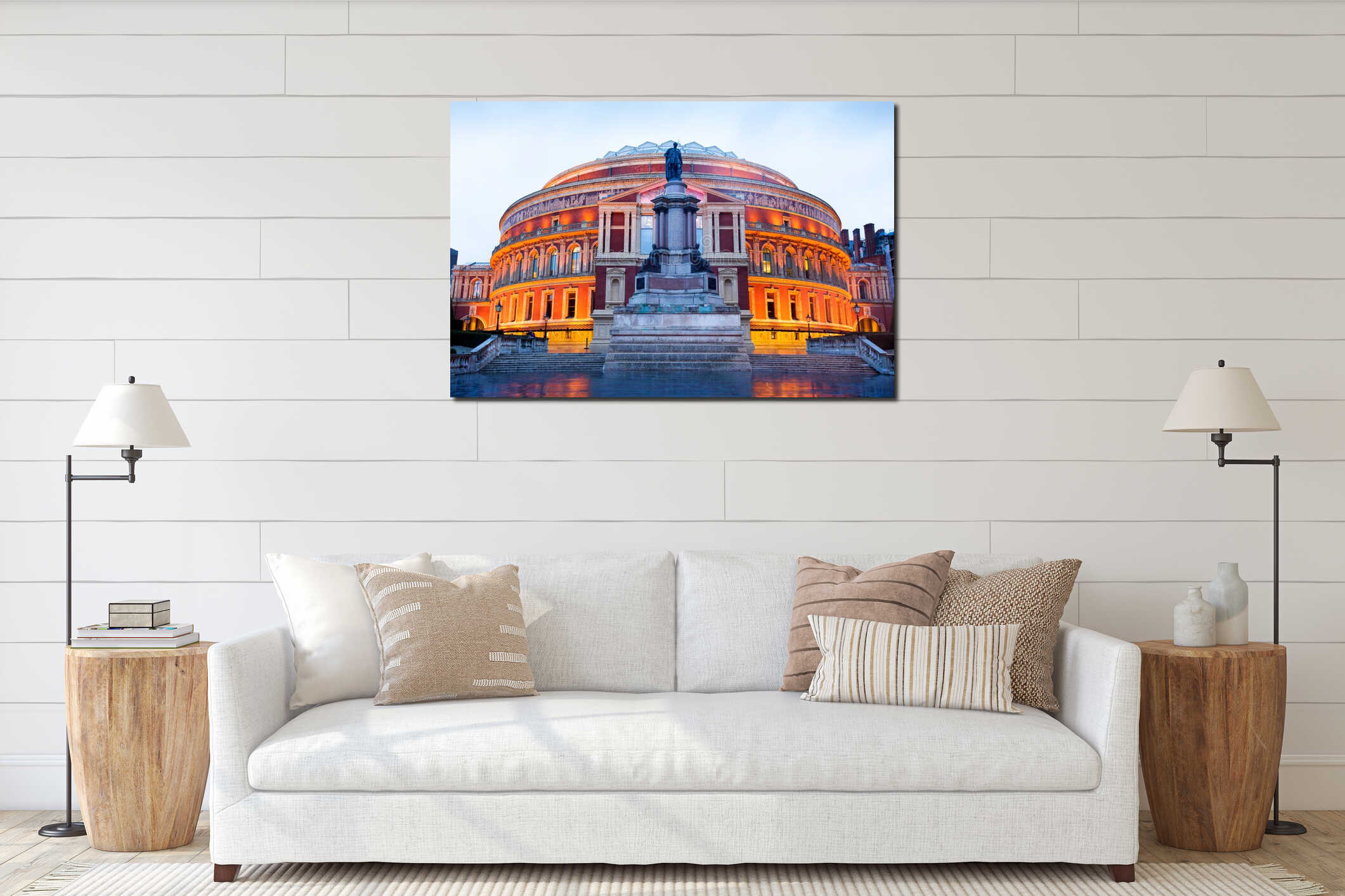 The Royal Albert Hall, Opera theater, in London interior mockup
