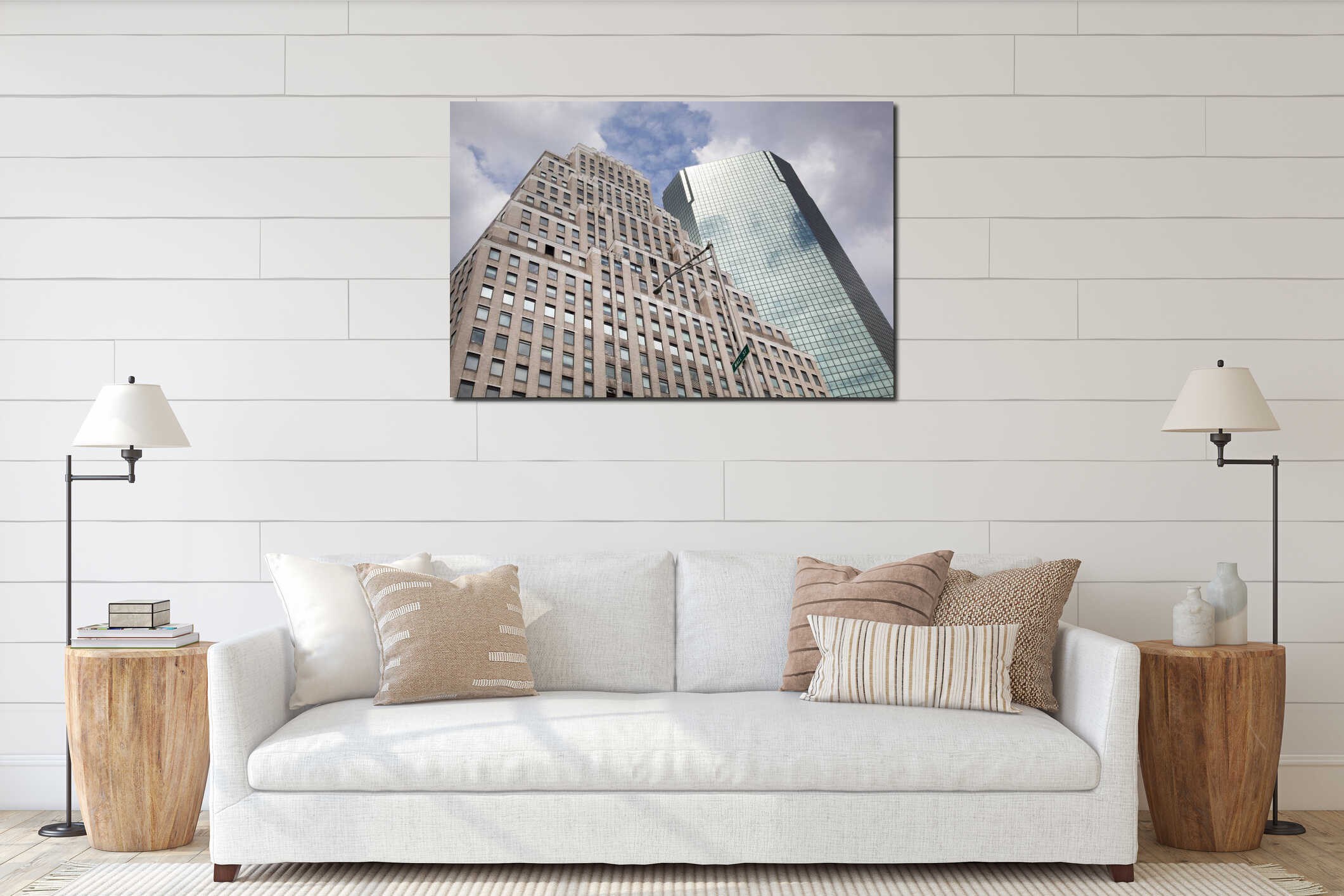 Wall Street Buildings interior mockup