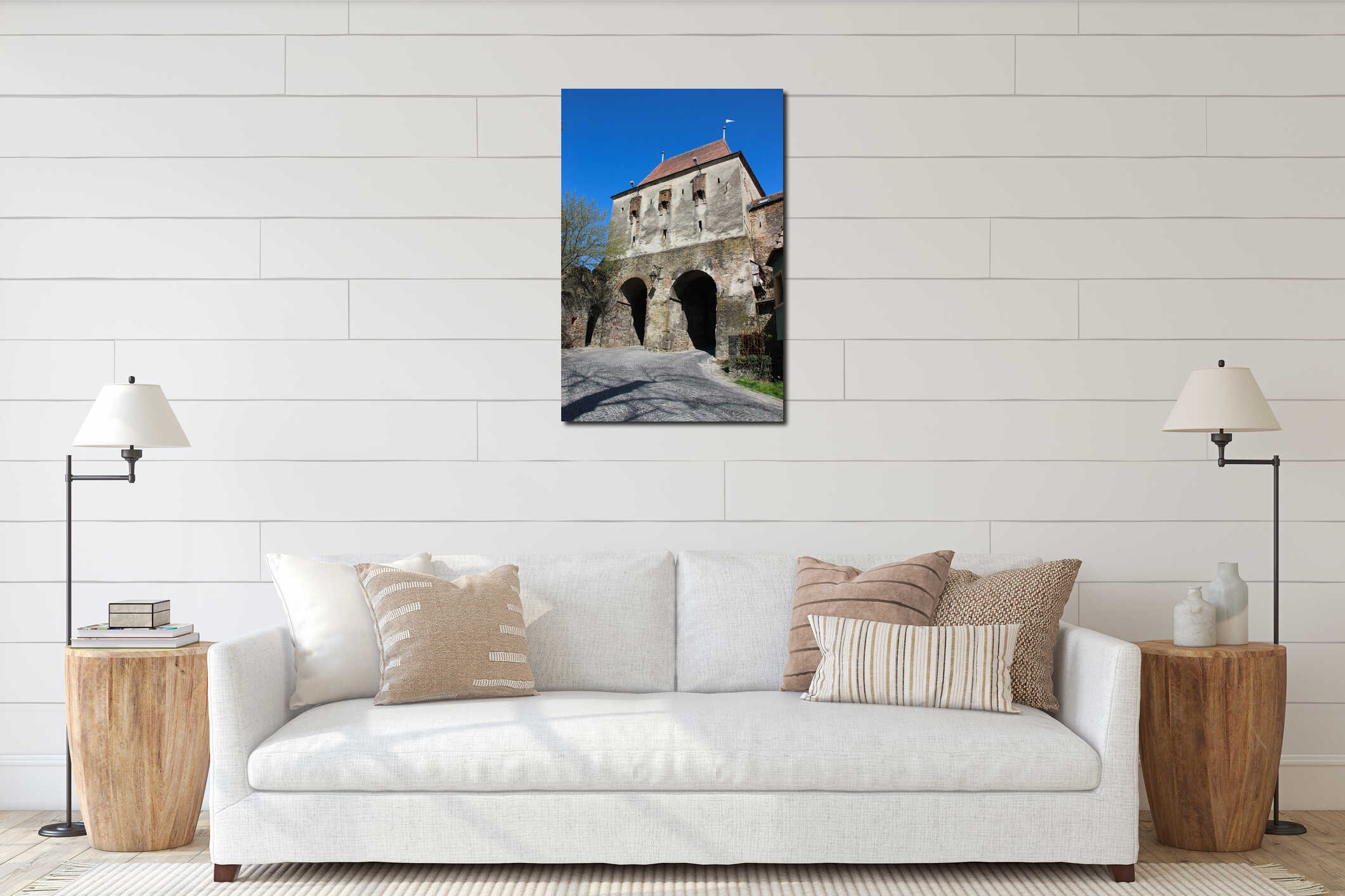 The Tailors' Tower in Sighisoara - Turnul Croitorilor din Sighisoara interior mockup