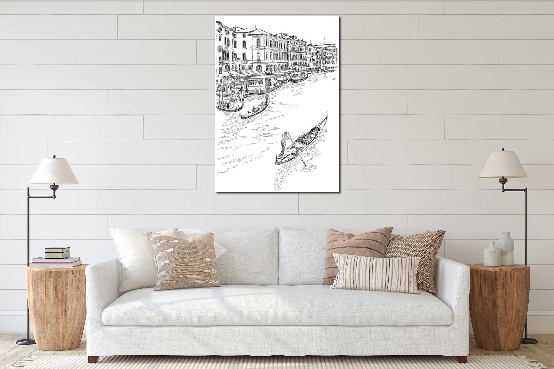 Venice - Grand Canal interior mockup