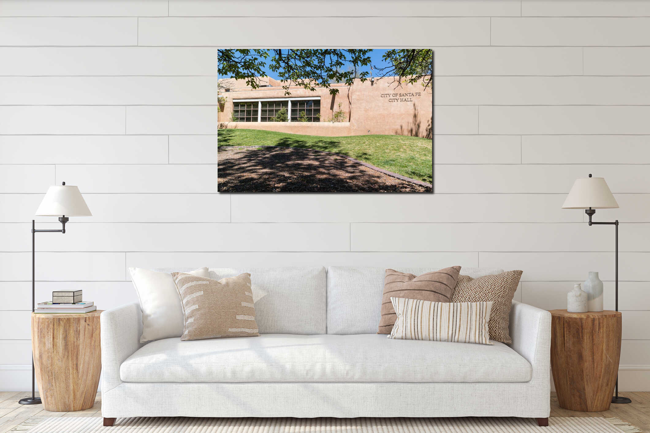 City Hall, Santa Fe, New Mexico interior mockup