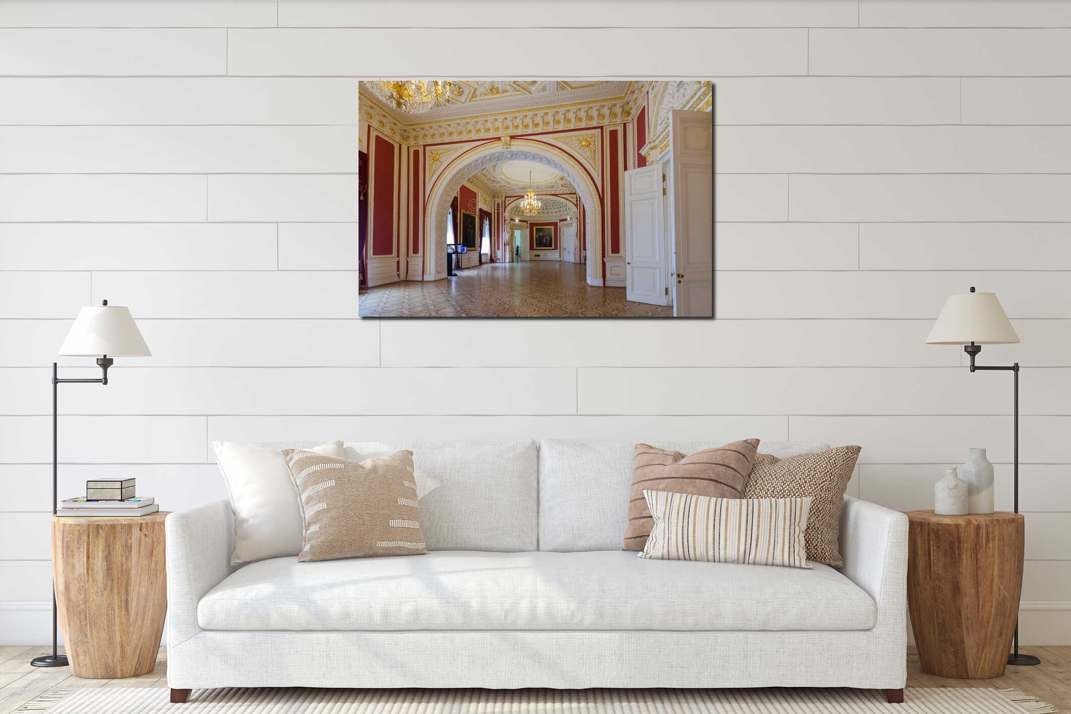 Interior of Engineer's Castle (Mikhailovsky Castle), Saint-Peter interior mockup