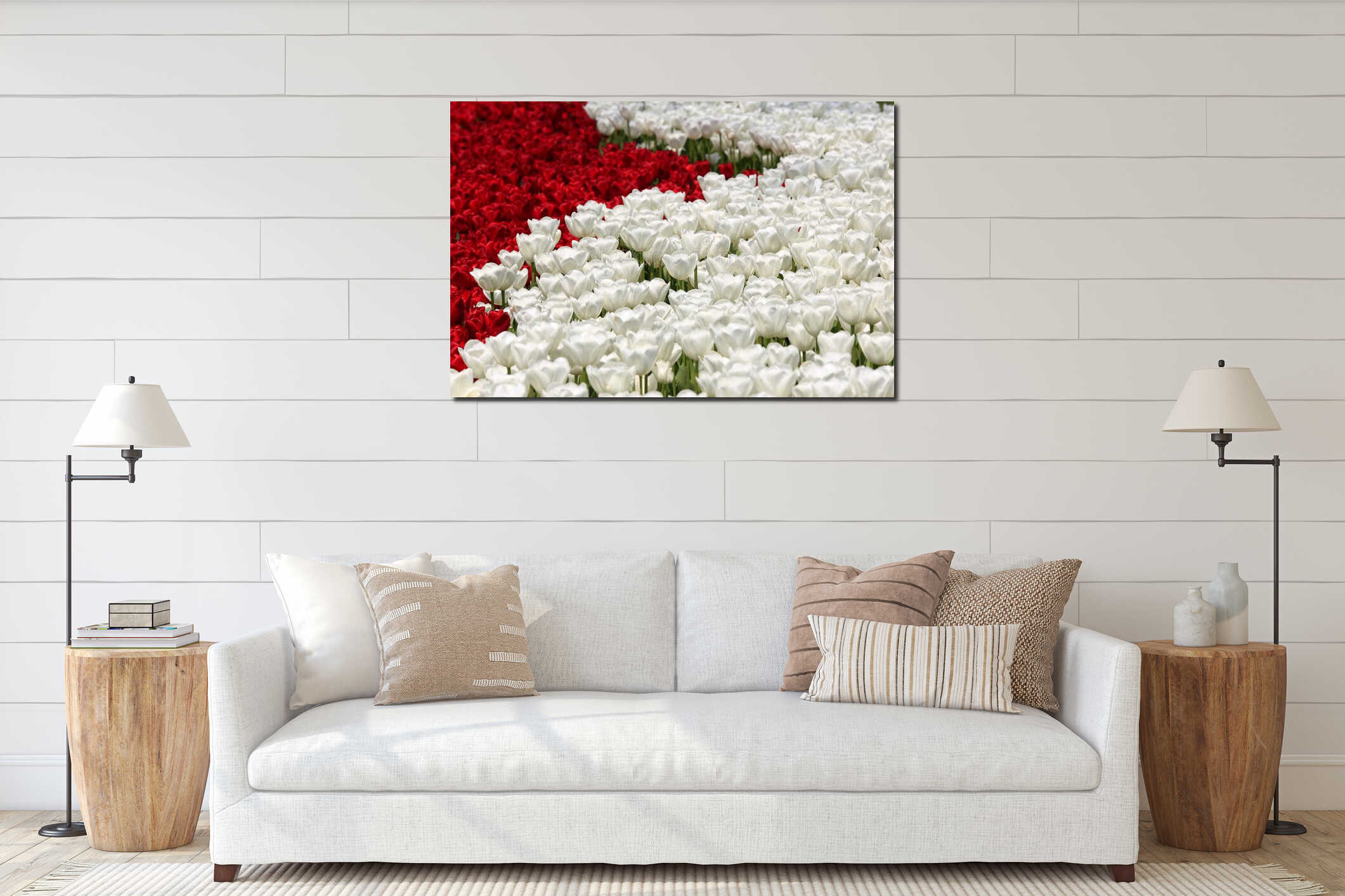 Tullips of Istanbul city interior mockup