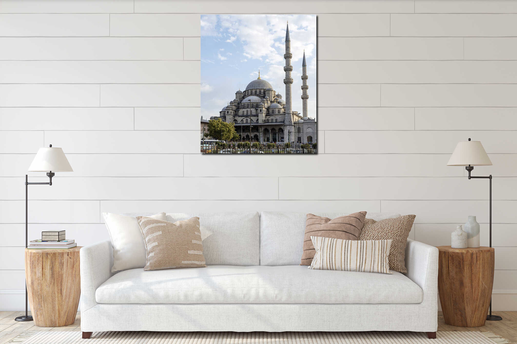 New Mosque (Yeni Cami) near Bosphorus,Istanbul,Turkey. interior mockup
