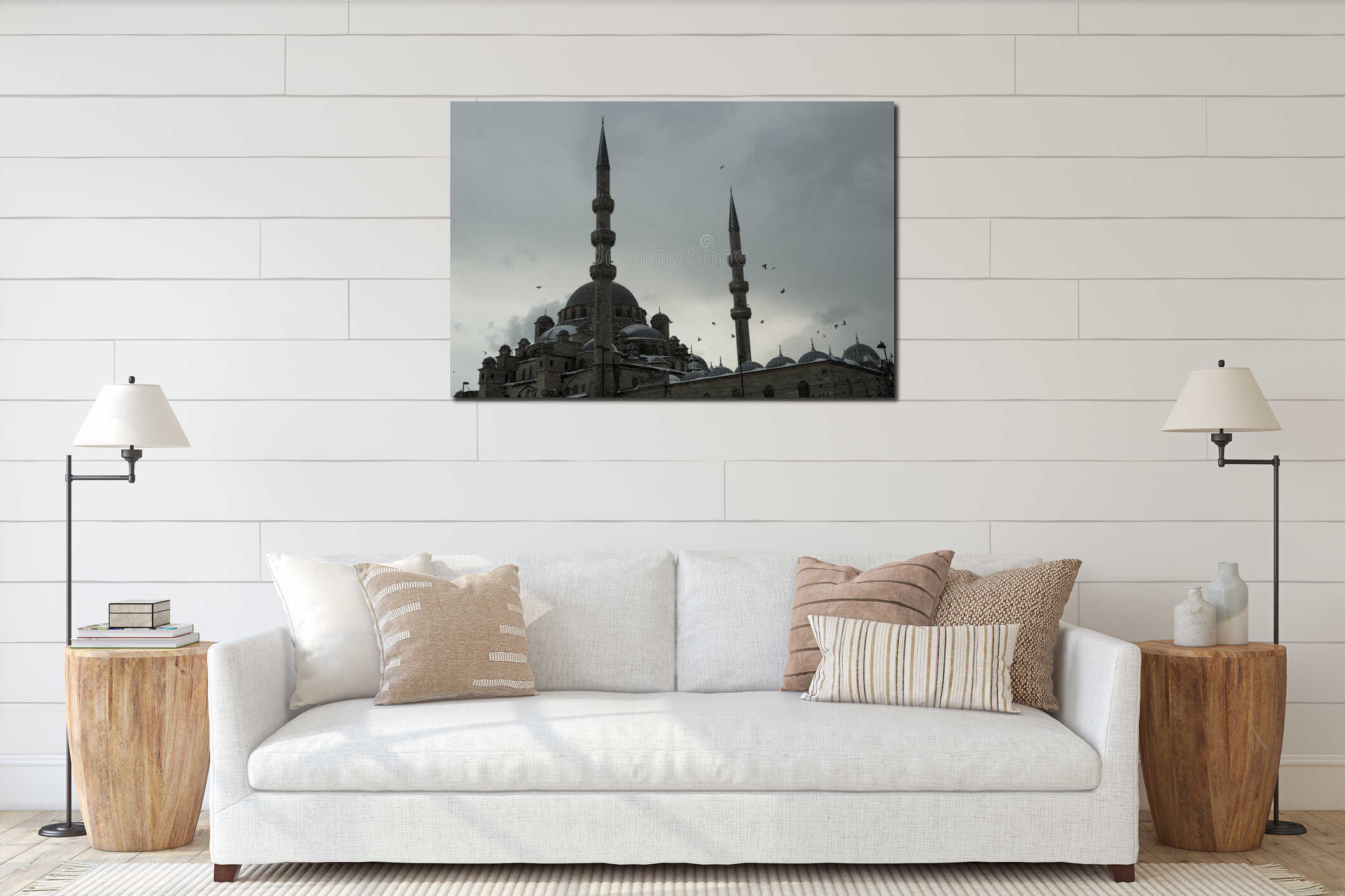 The New Mosque interior mockup