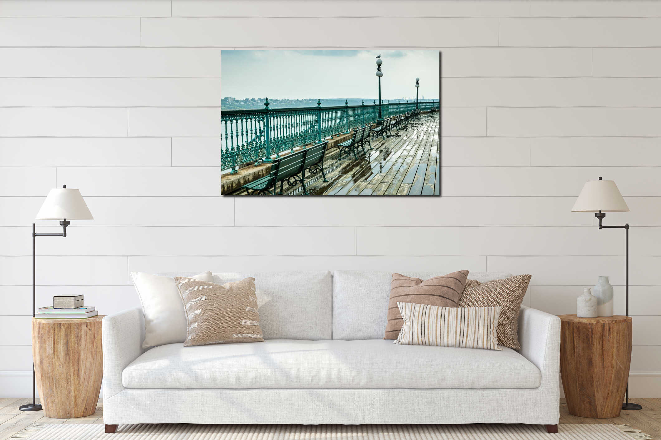 Rainy Day Bpardwalk interior mockup