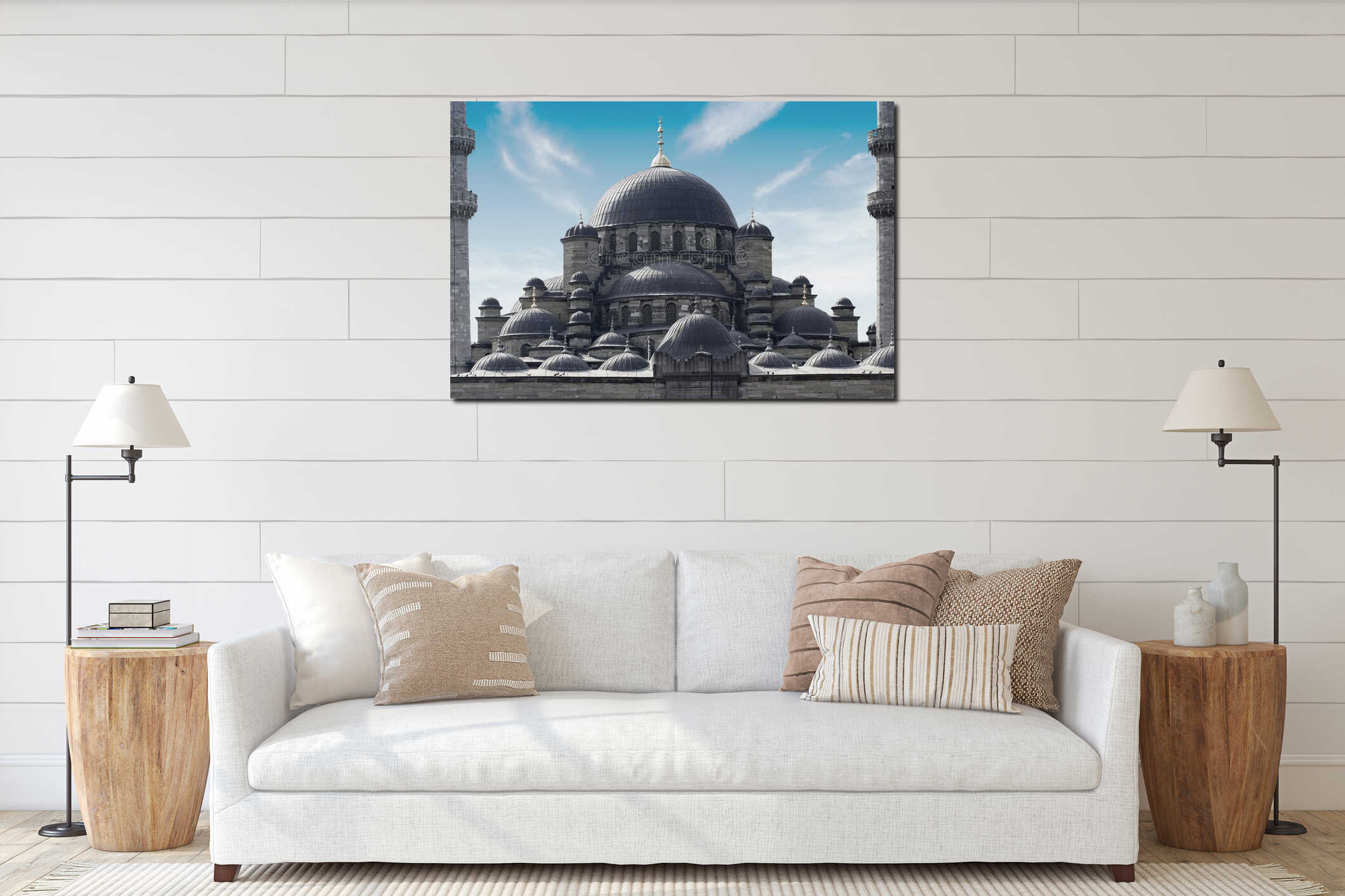 New Mosque (Yeni Cami) in Eminonu district of Istanbul interior mockup